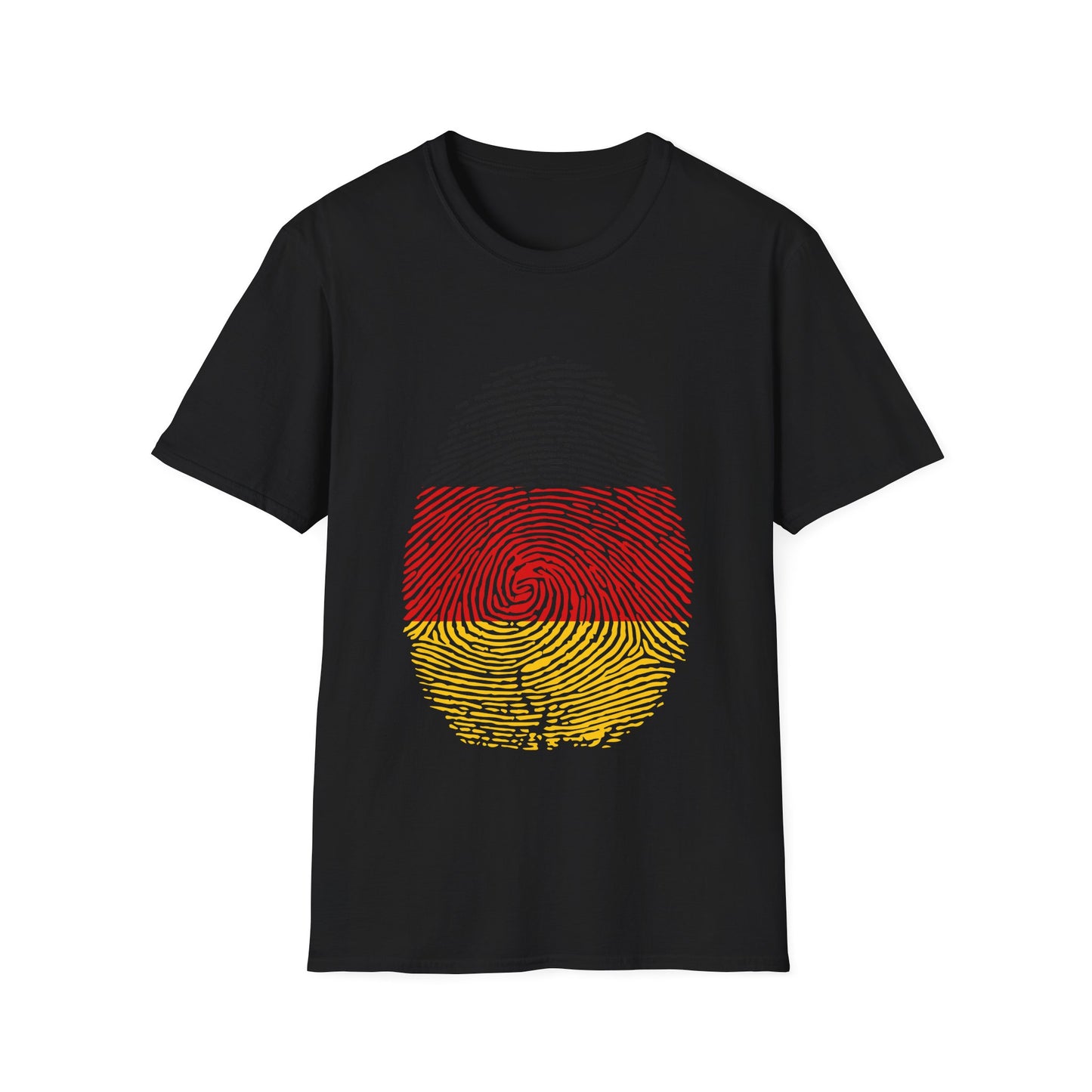 GERMANY Fingerprint flag Soccer World Cup Fan T-Shirt (WOMEN)