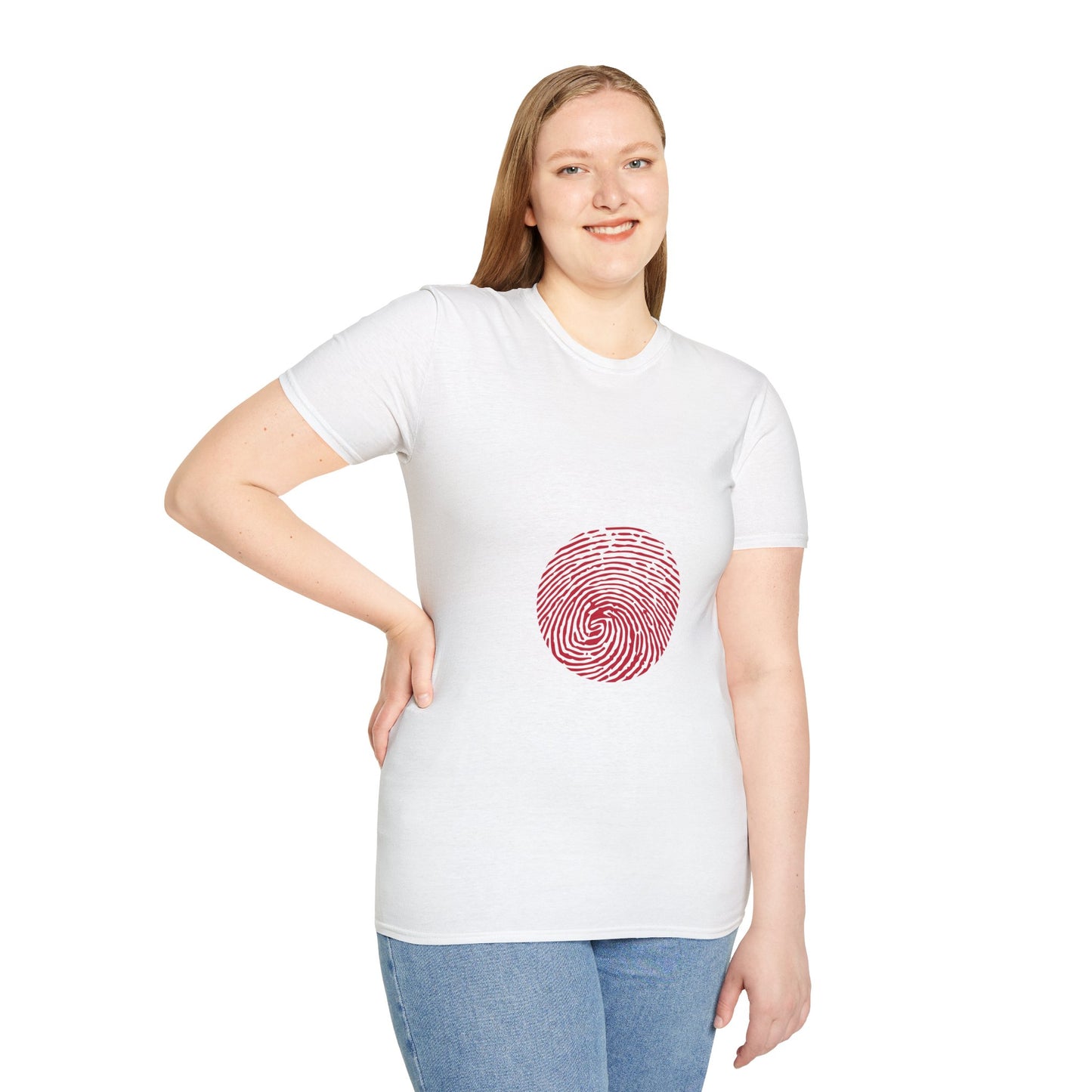 JAPAN Fingerprint flag Soccer World Cup Fan T-Shirt (WOMEN)