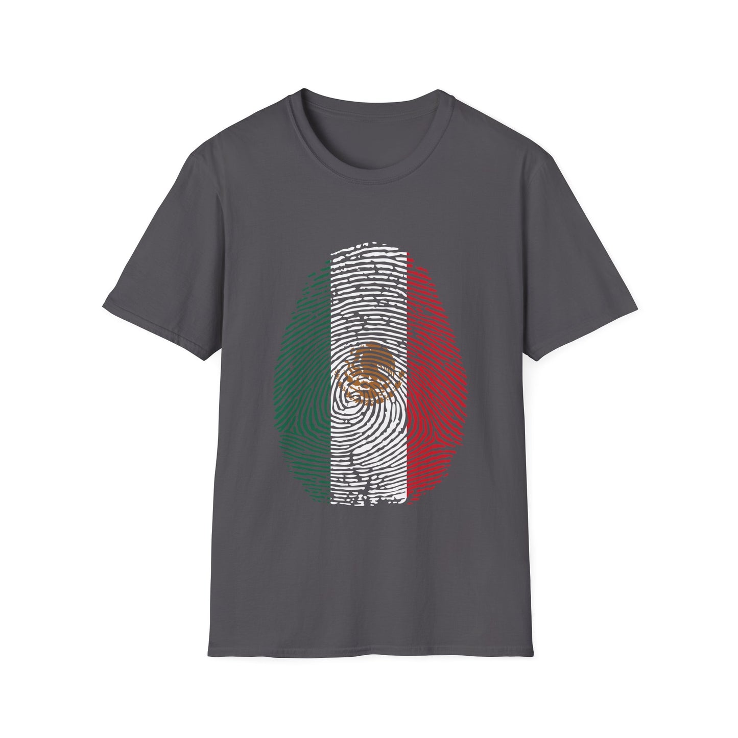 MEXICO Fingerprint flag Soccer World Cup Fan T-Shirt (WOMEN)