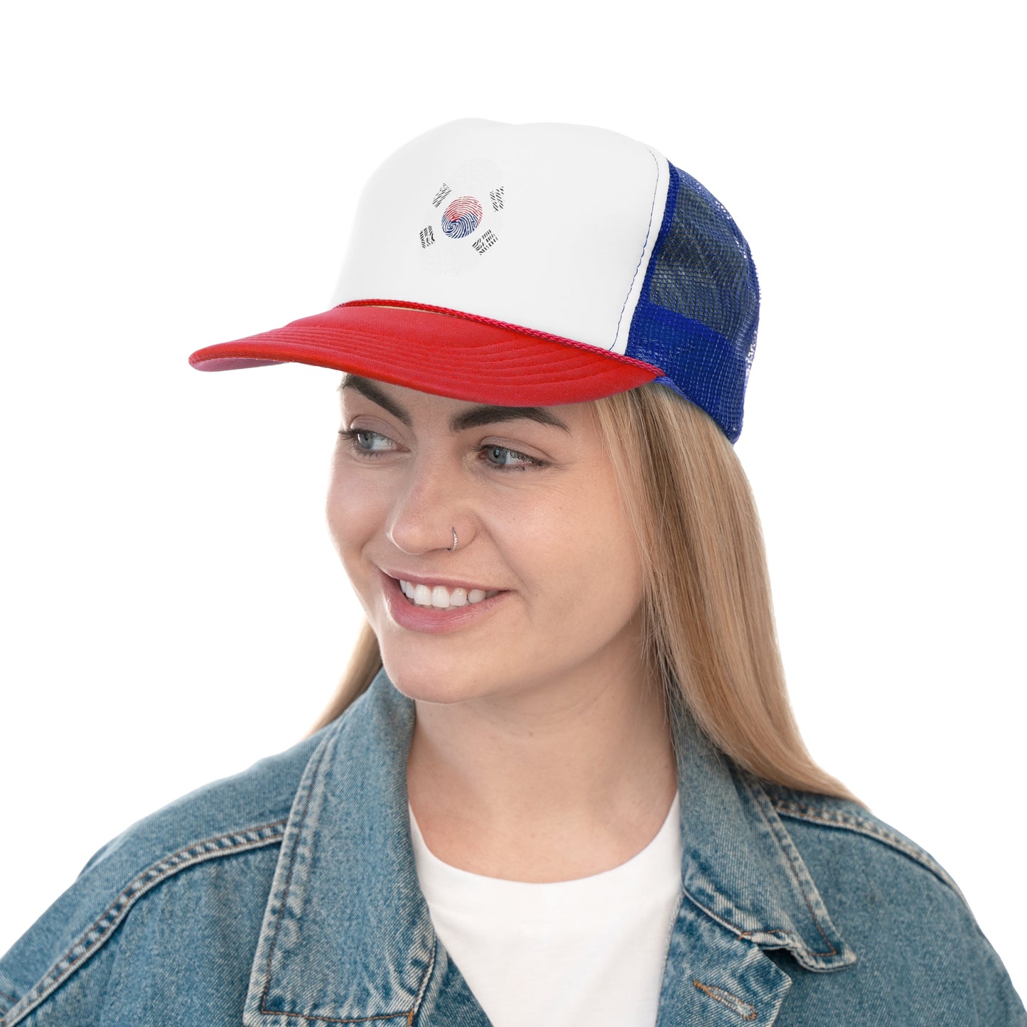 SOUTH KOREA Fingerprint flag Soccer World Cup Fan Hat (UNISEX)