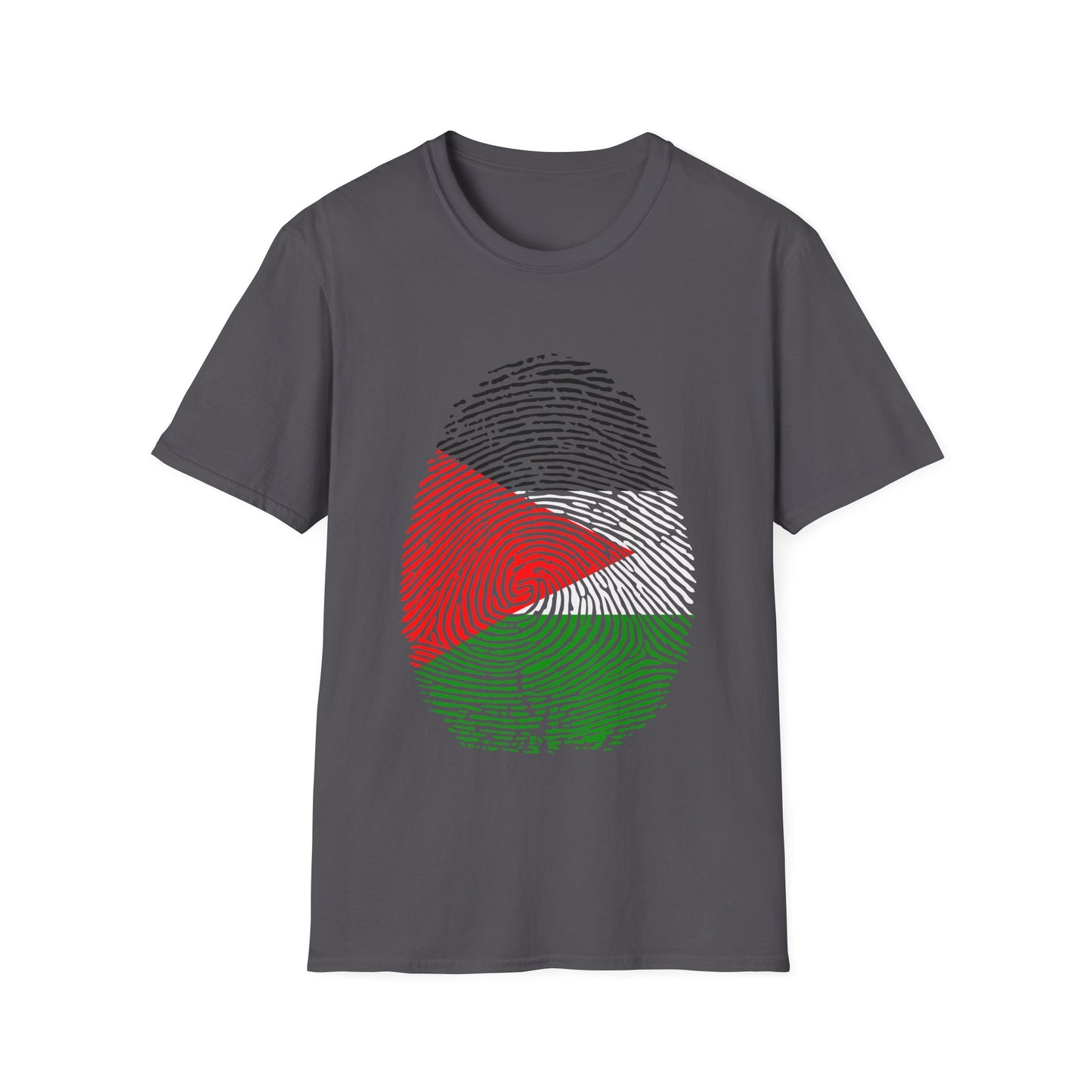 PALESTINE Fingerprint flag Soccer World Cup Fan T-Shirt (WOMEN)