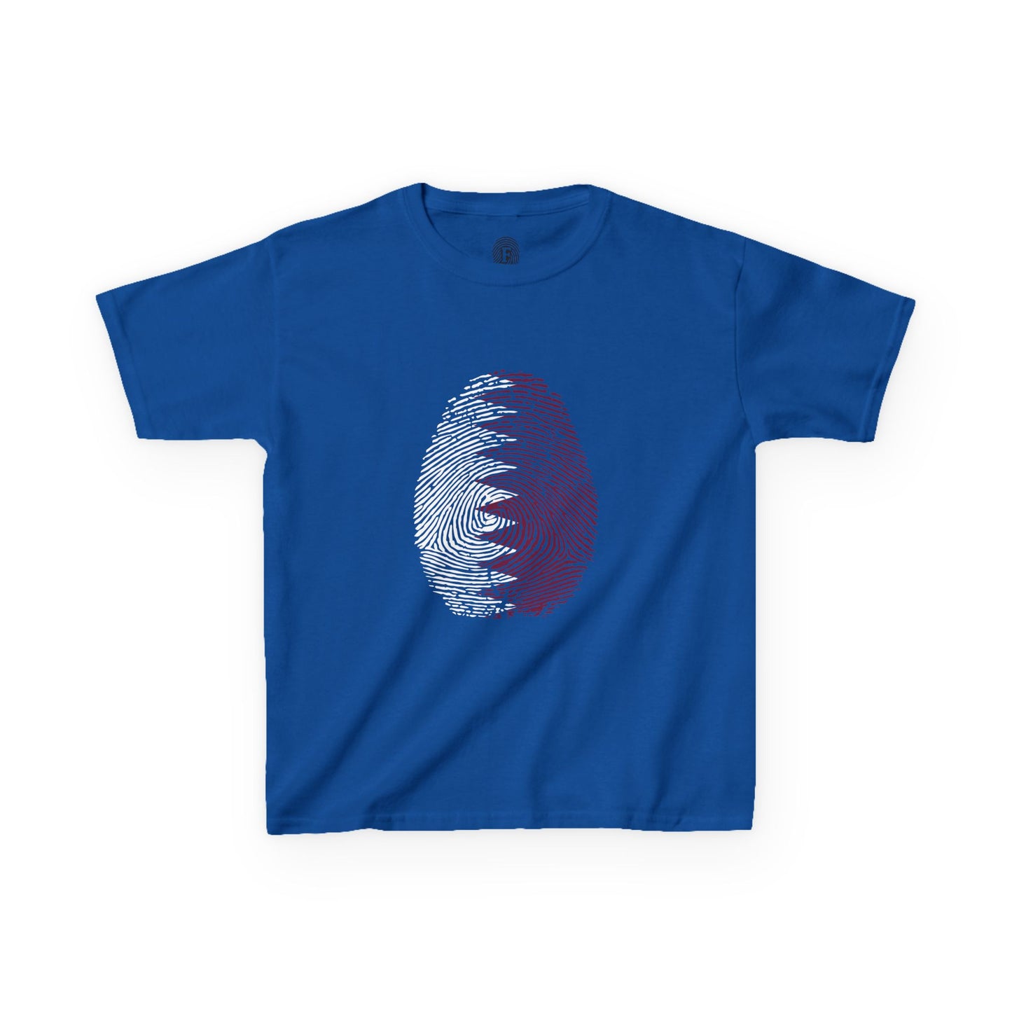 QATAR Fingerprint flag Soccer World Cup Fan T-Shirt (KIDS - UNISEX)