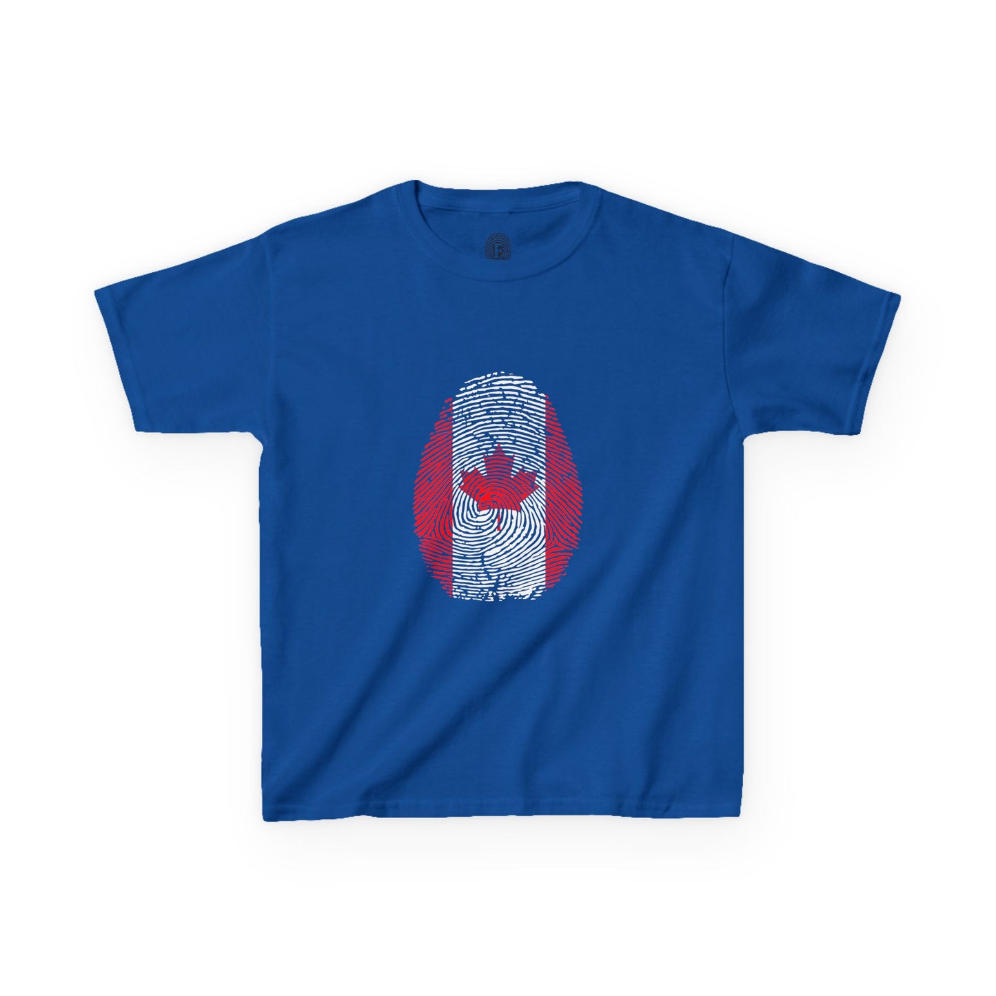 CANADA Fingerprint flag Soccer World Cup Fan T-Shirt (KIDS - UNISEX)