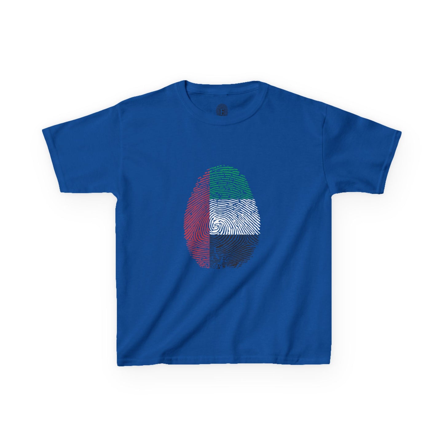 UAE Fingerprint flag Soccer World Cup Fan T-Shirt (KIDS - UNISEX)