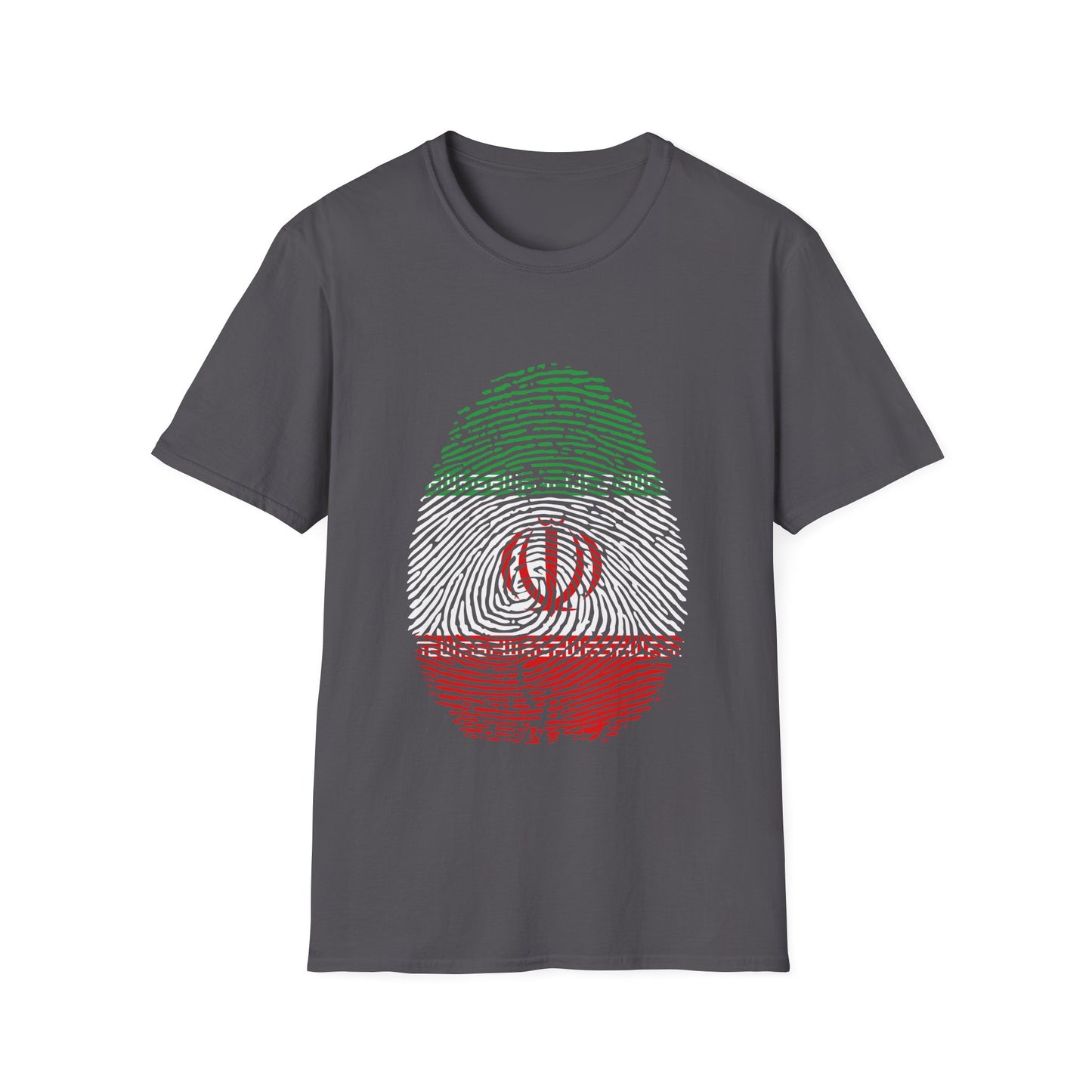 IRAN (I.R) Fingerprint flag Soccer World Cup Fan T-Shirt (WOMEN)