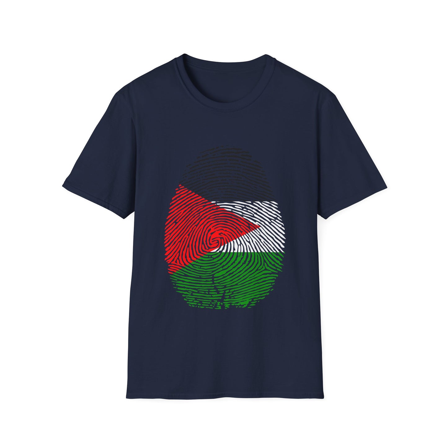 PALESTINE Fingerprint flag Soccer World Cup Fan T-Shirt (WOMEN)