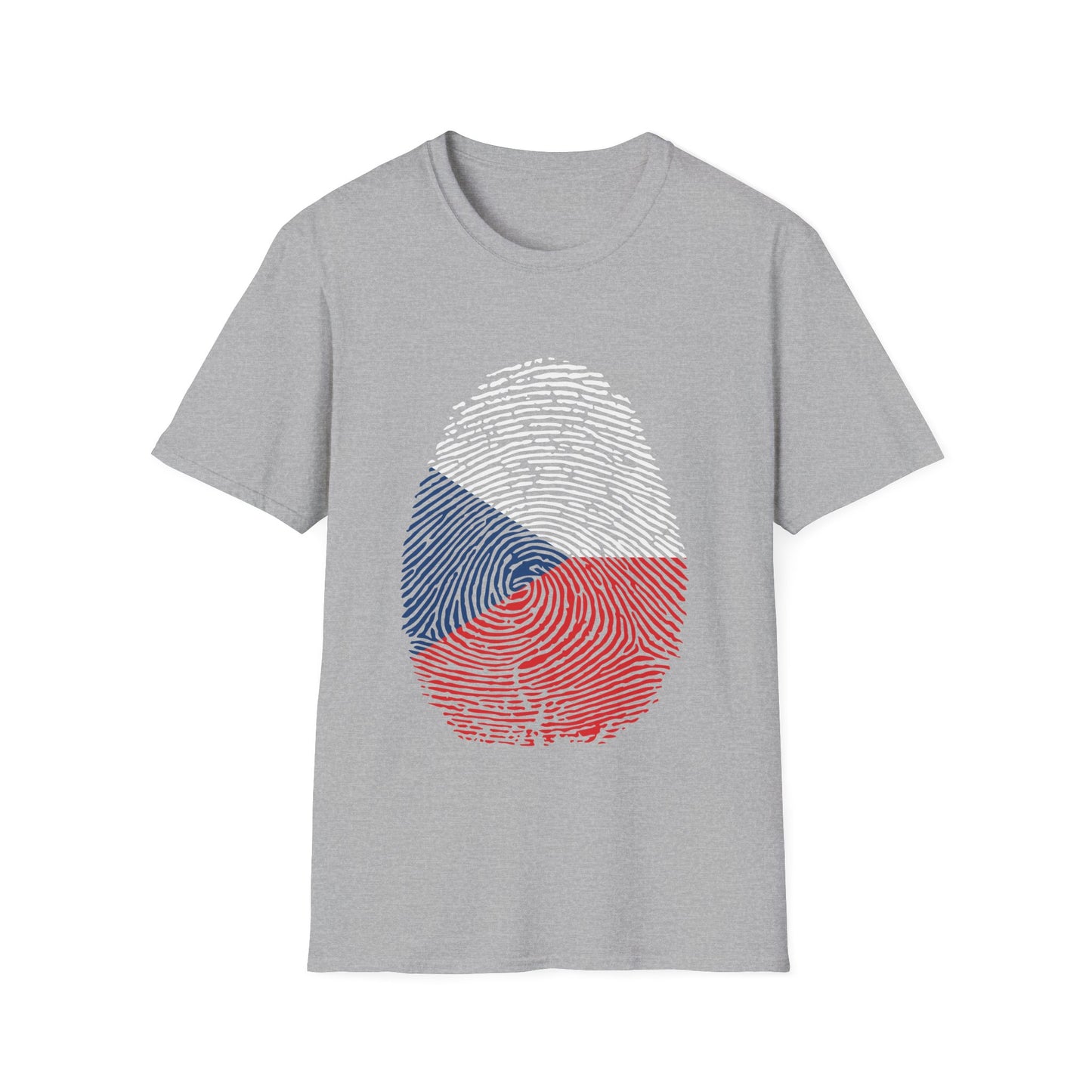 CZECHIA Fingerprint flag Soccer World Cup Fan T-Shirt (WOMEN)