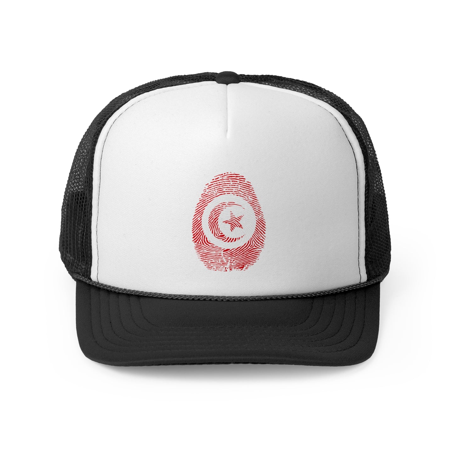 TUNISIA Fingerprint flag Soccer World Cup Fan Hat (UNISEX)