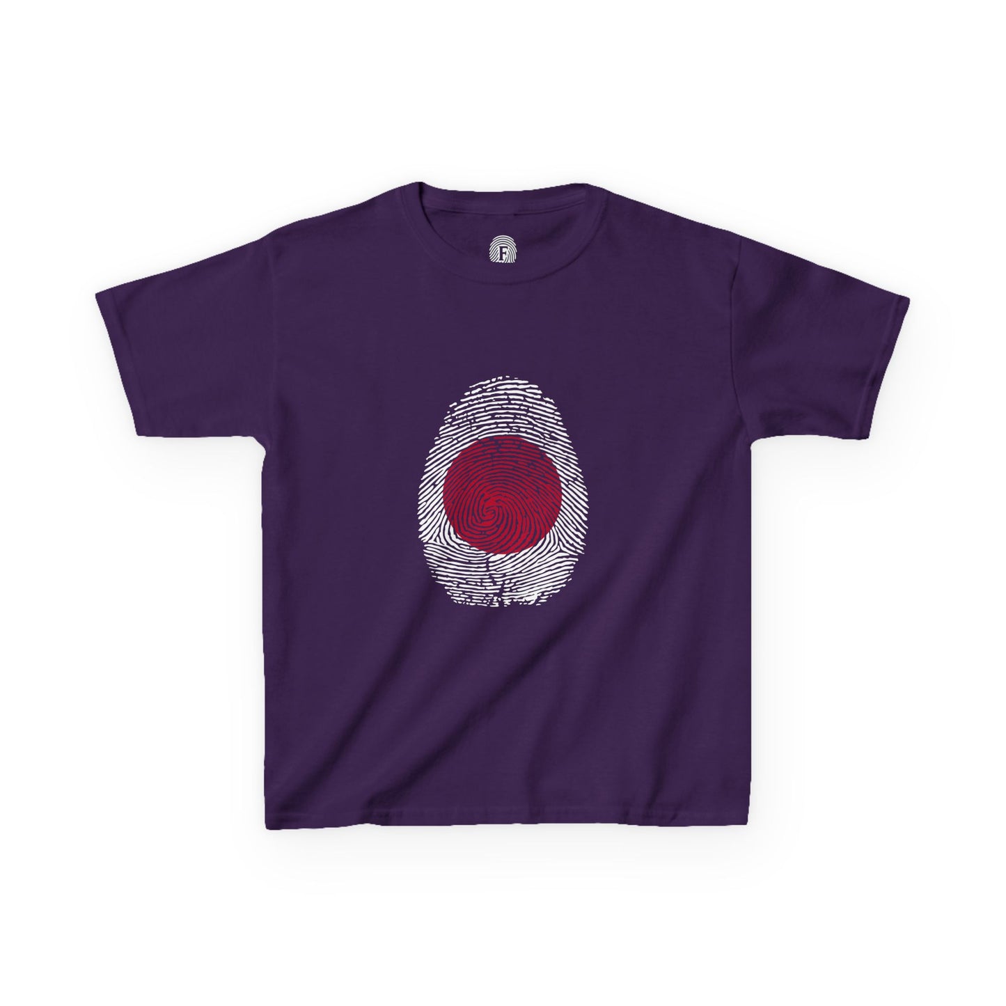 JAPAN Fingerprint flag Soccer World Cup Fan T-Shirt (KIDS - UNISEX)