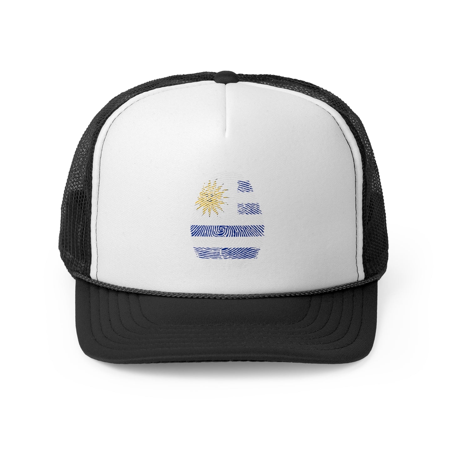 URUGUAY Fingerprint flag Soccer World Cup Fan Hat (UNISEX)