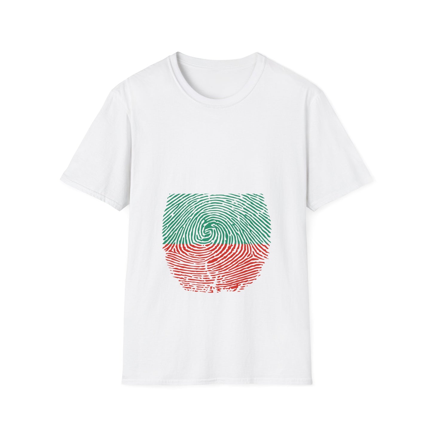BULGARIA Fingerprint flag Soccer World Cup Fan T-Shirt (WOMEN)