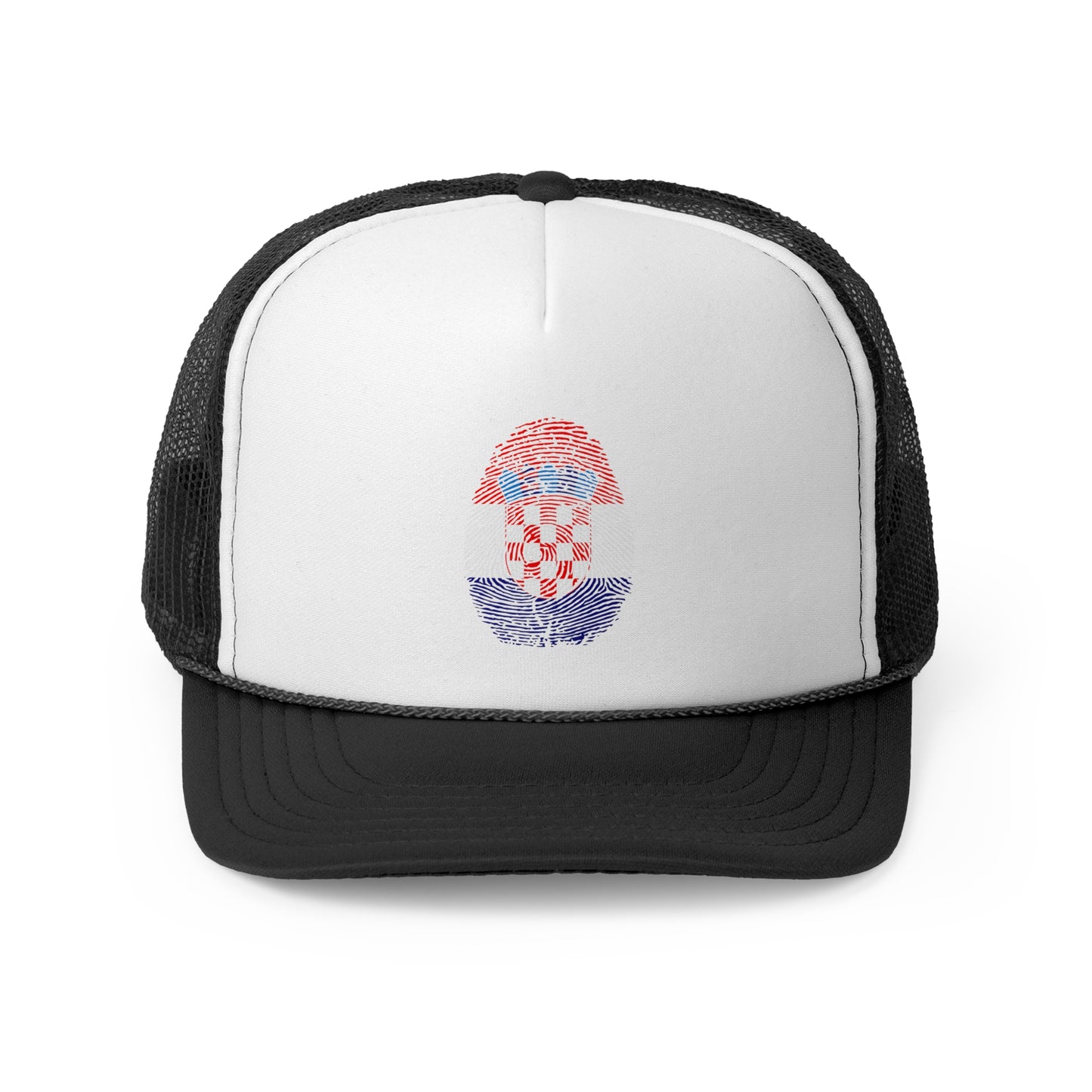 CROATIA Fingerprint flag Soccer World Cup Fan Hat (UNISEX)