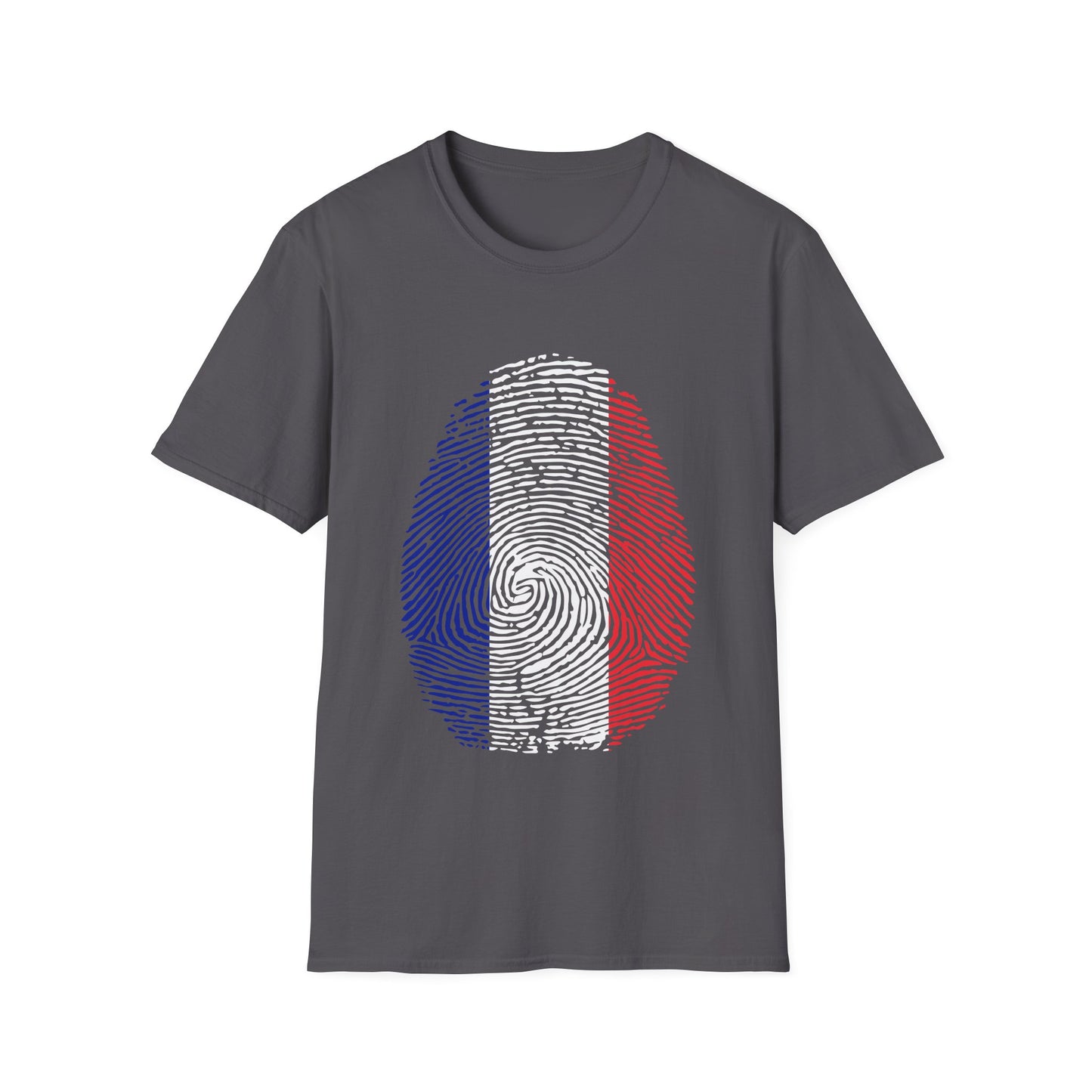 FRANCE Fingerprint flag Soccer World Cup Fan T-Shirt (WOMEN)