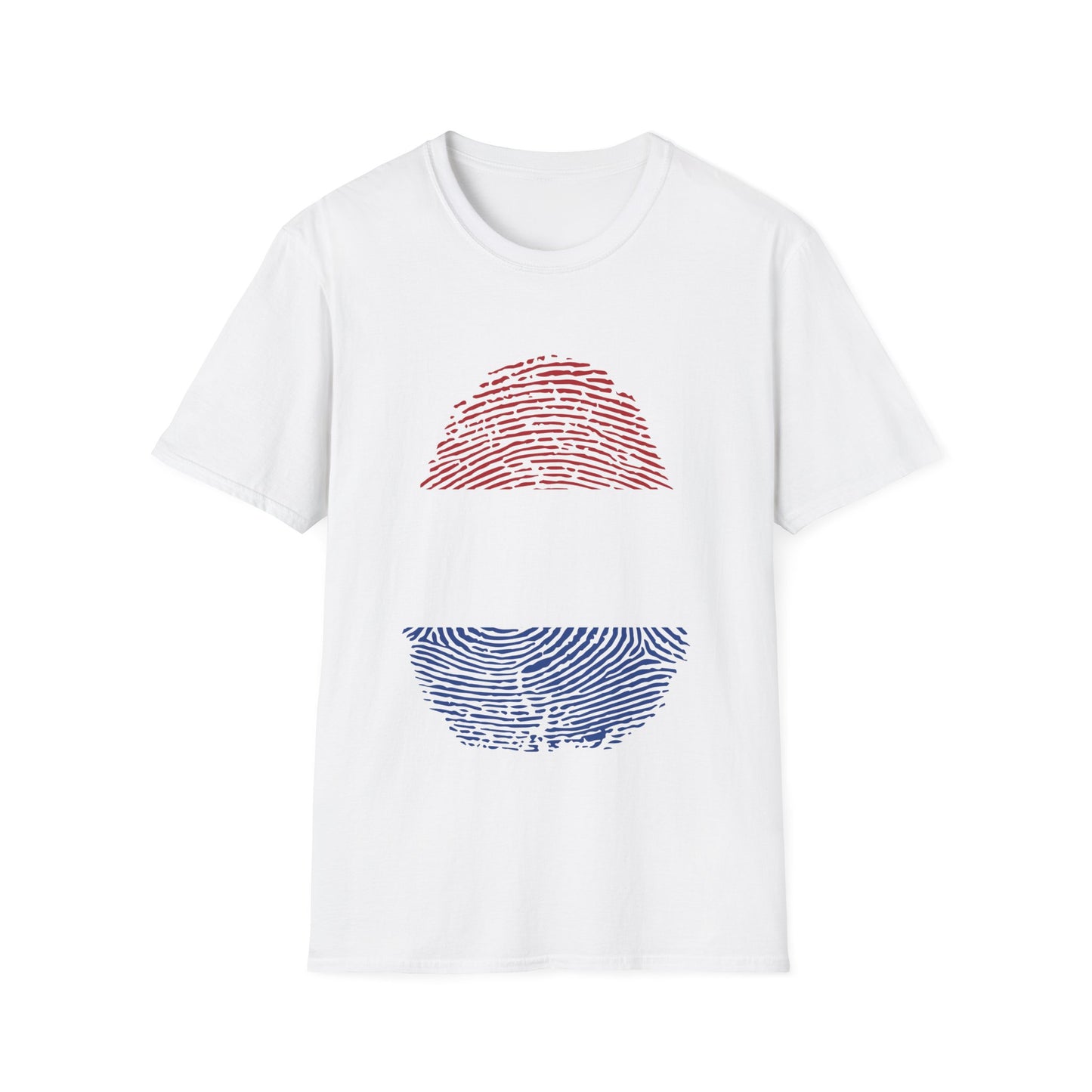 NETHERLAND Fingerprint flag Soccer World Cup Fan T-Shirt (WOMEN)