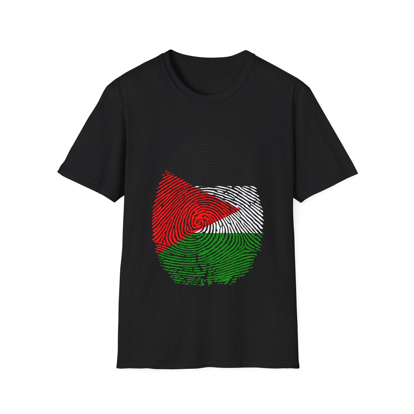 PALESTINE Fingerprint flag Soccer World Cup Fan T-Shirt (WOMEN)