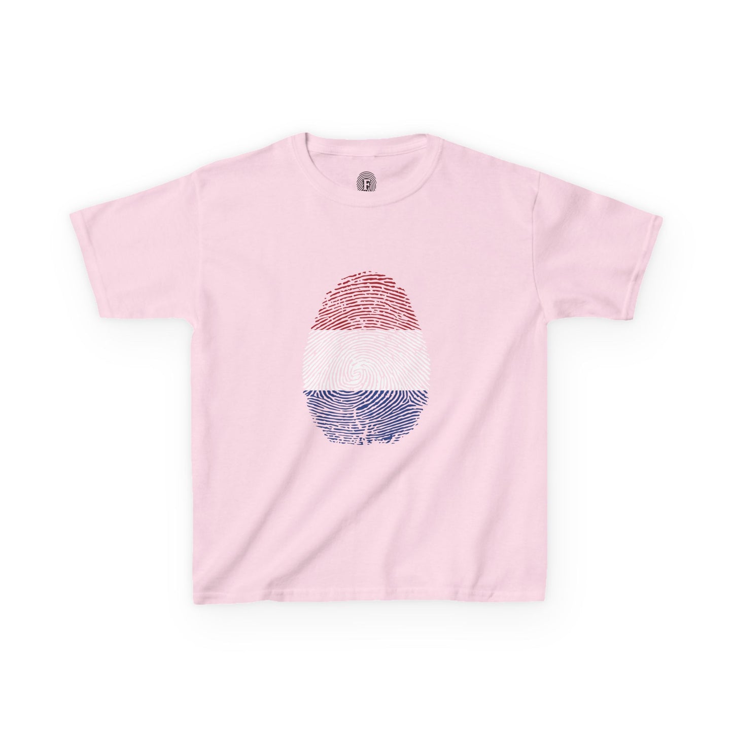 NETHERLAND Fingerprint flag Soccer World Cup Fan T-Shirt (KIDS - UNISEX)