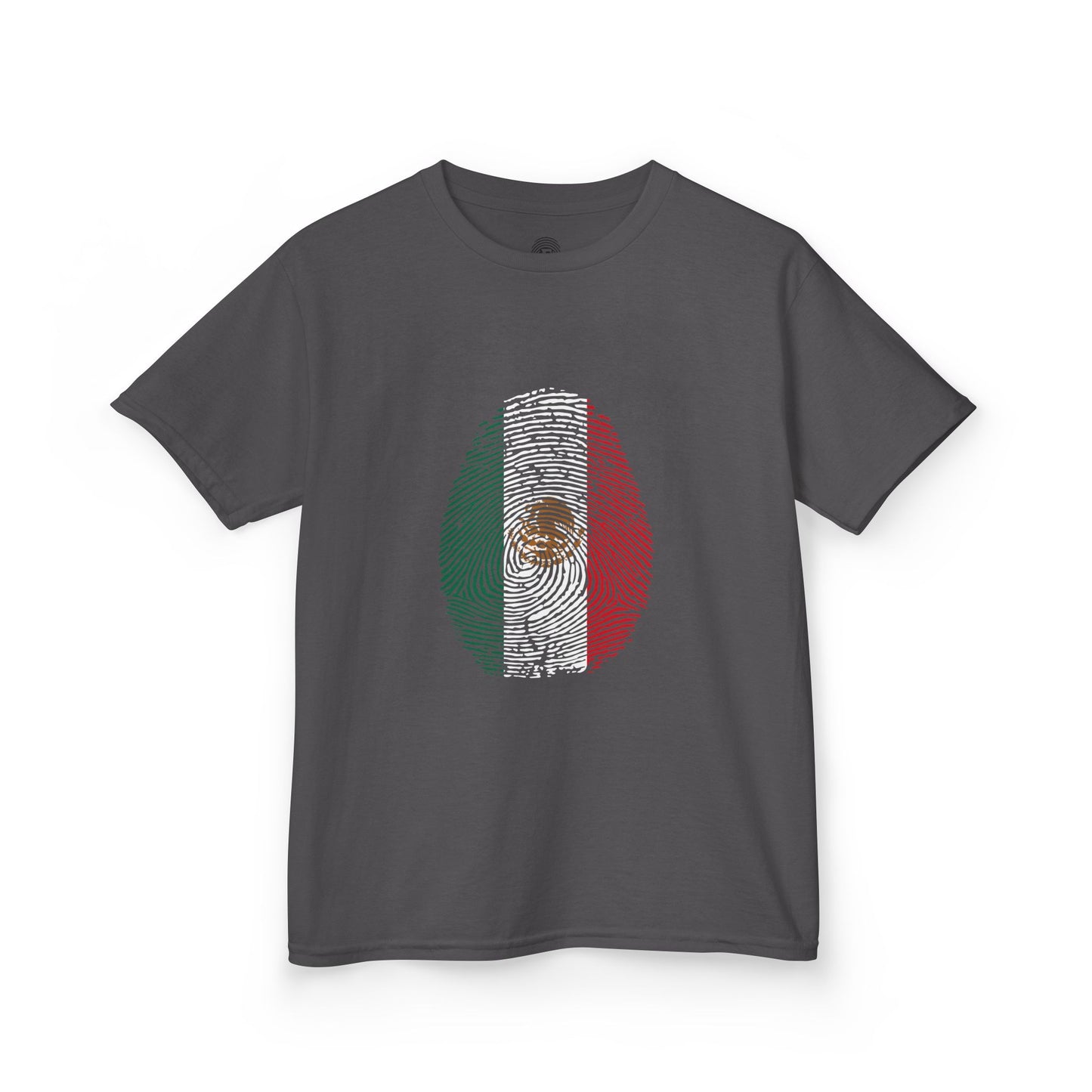 MEXICO Fingerprint flag Soccer World Cup Fan T-Shirt (KIDS - UNISEX)