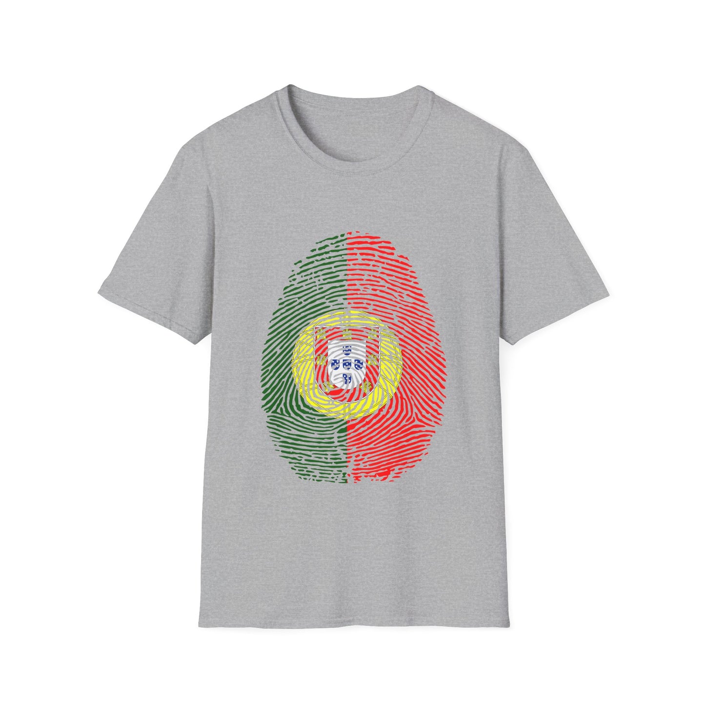 PORTUGAL Fingerprint flag Soccer World Cup Fan T-Shirt (WOMEN)