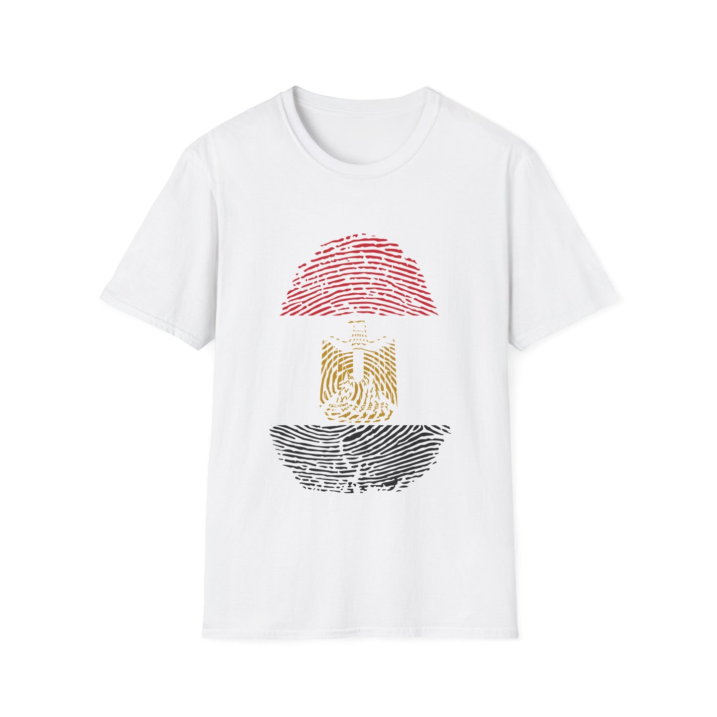 EGYPT Fingerprint flag Soccer World Cup Fan T-Shirt (WOMEN)
