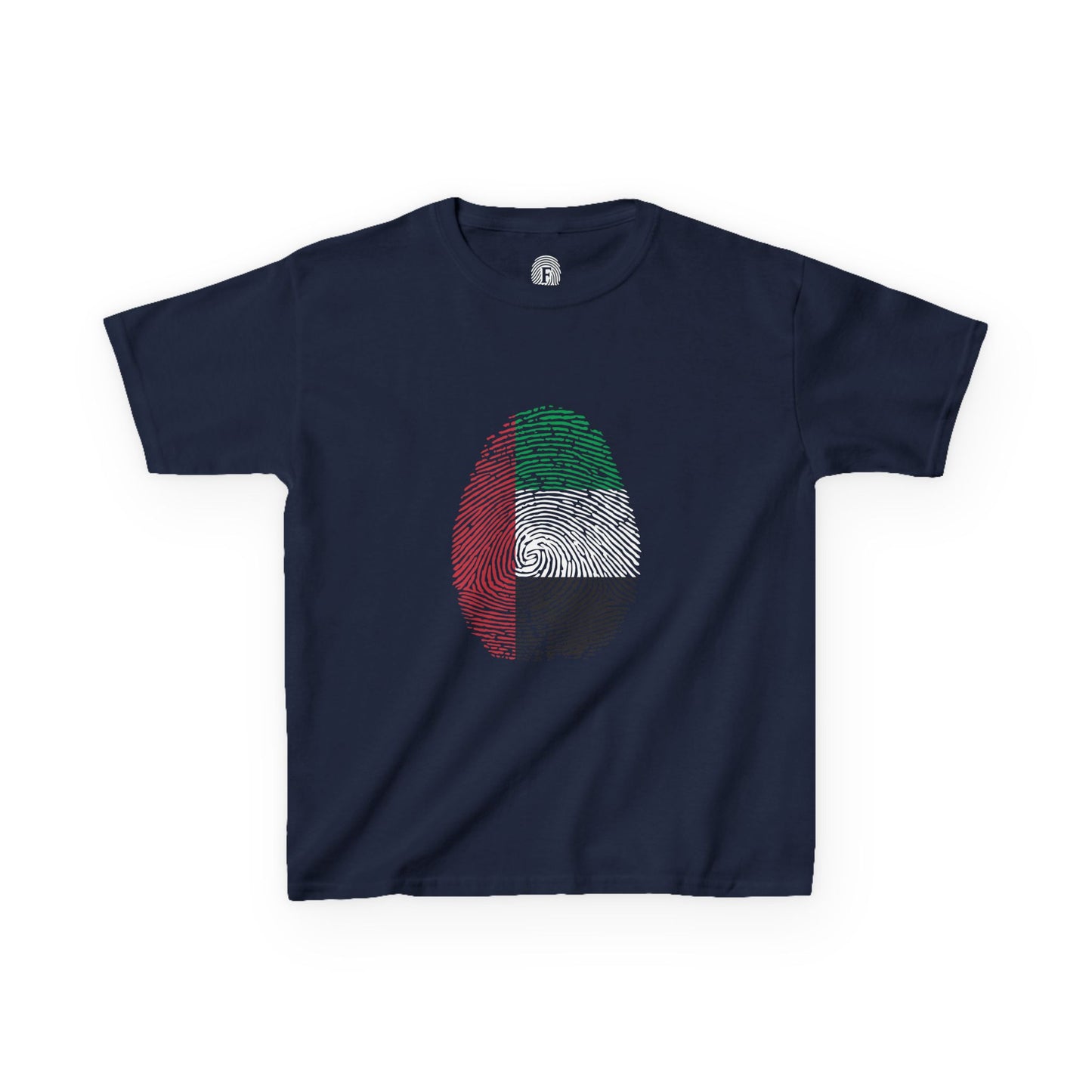 UAE Fingerprint flag Soccer World Cup Fan T-Shirt (KIDS - UNISEX)