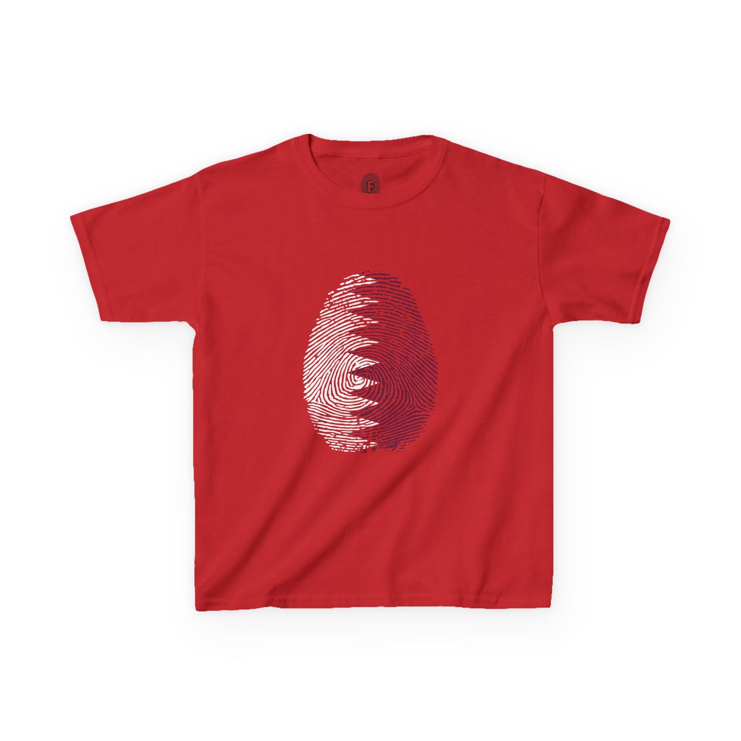 QATAR Fingerprint flag Soccer World Cup Fan T-Shirt (KIDS - UNISEX)