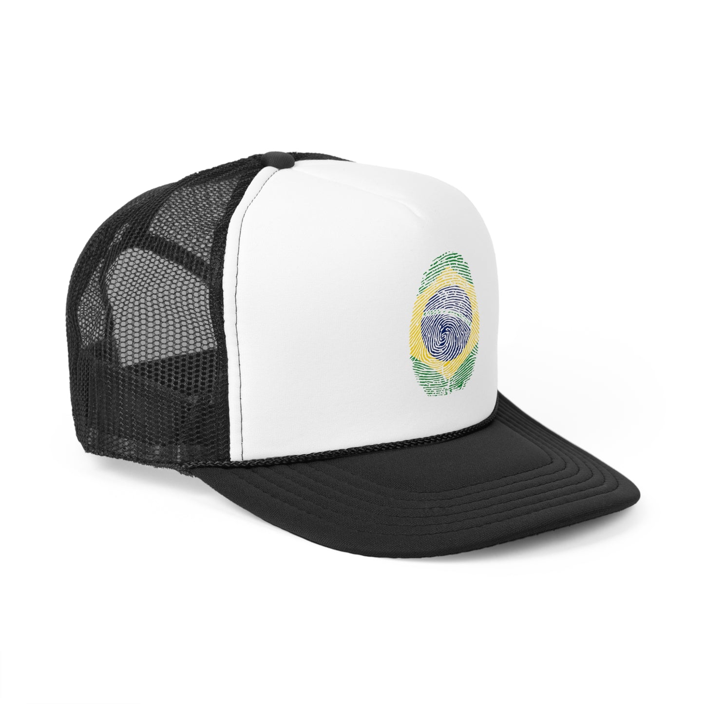 BRAZIL Fingerprint flag Soccer World Cup Fan Hat (UNISEX)