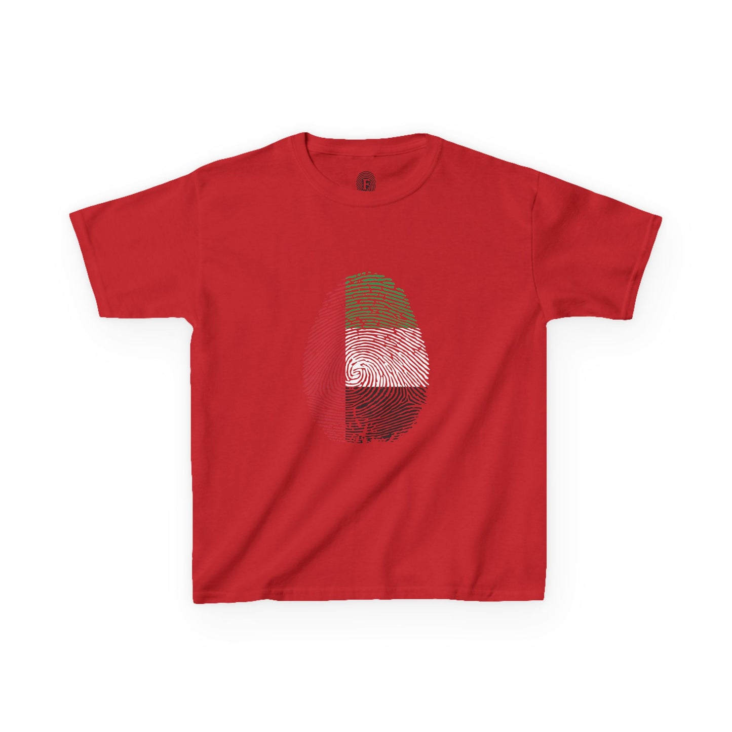UAE Fingerprint flag Soccer World Cup Fan T-Shirt (KIDS - UNISEX)