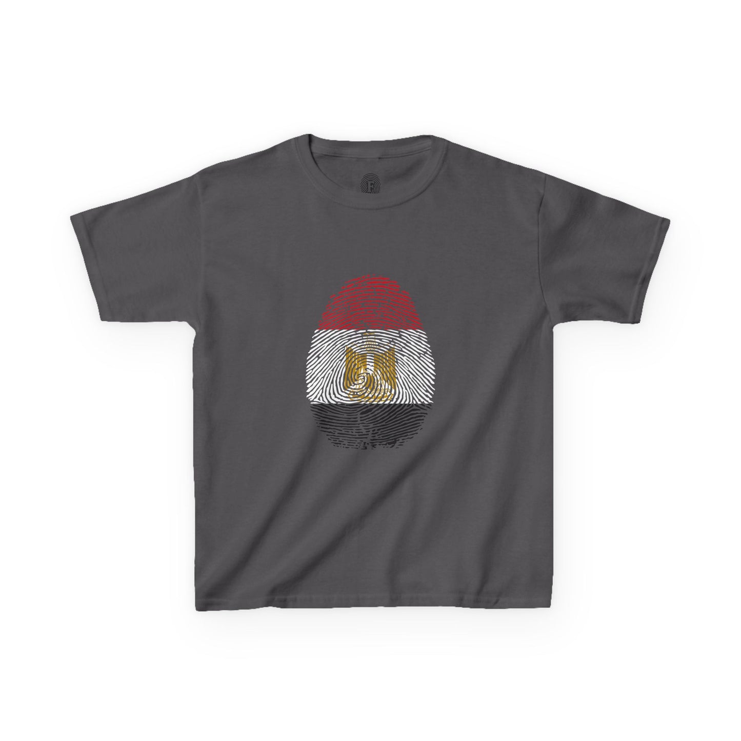 EGYPT Fingerprint flag Soccer World Cup Fan T-Shirt (KIDS - UNISEX)