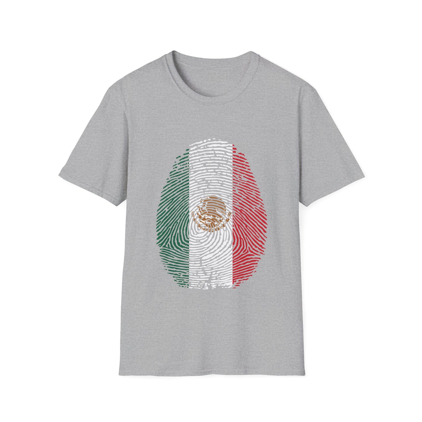 MEXICO Fingerprint flag Soccer World Cup Fan T-Shirt (WOMEN)