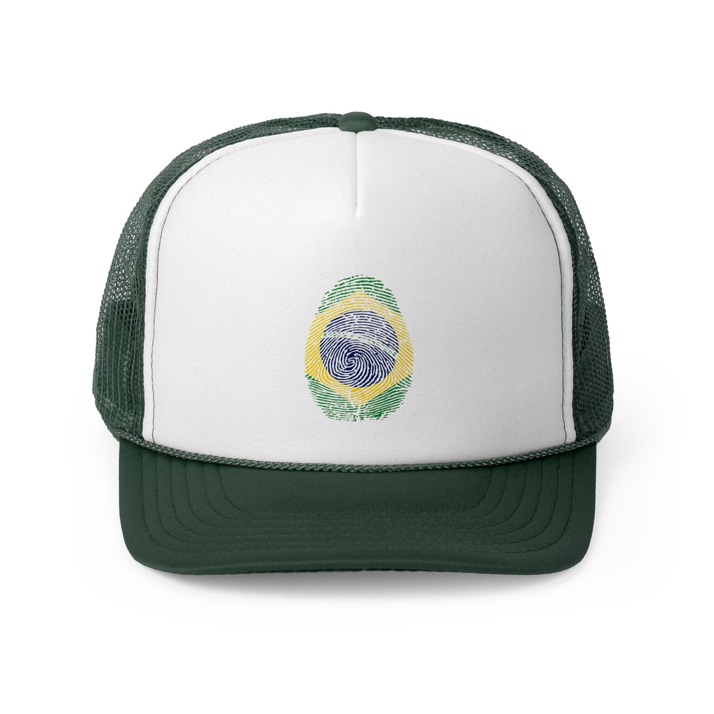 BRAZIL Fingerprint flag Soccer World Cup Fan Hat (UNISEX)