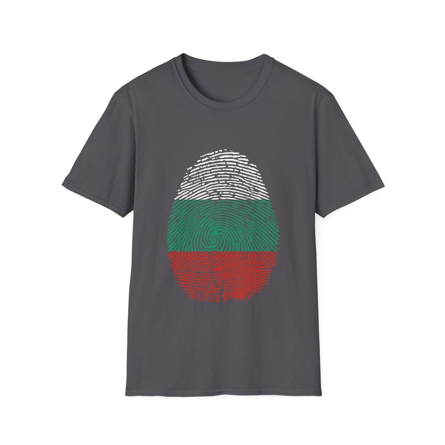 BULGARIA Fingerprint flag Soccer World Cup Fan T-Shirt (MEN)