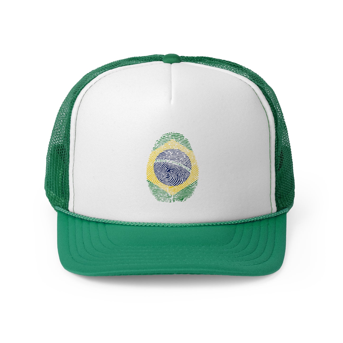 BRAZIL Fingerprint flag Soccer World Cup Fan Hat (UNISEX)