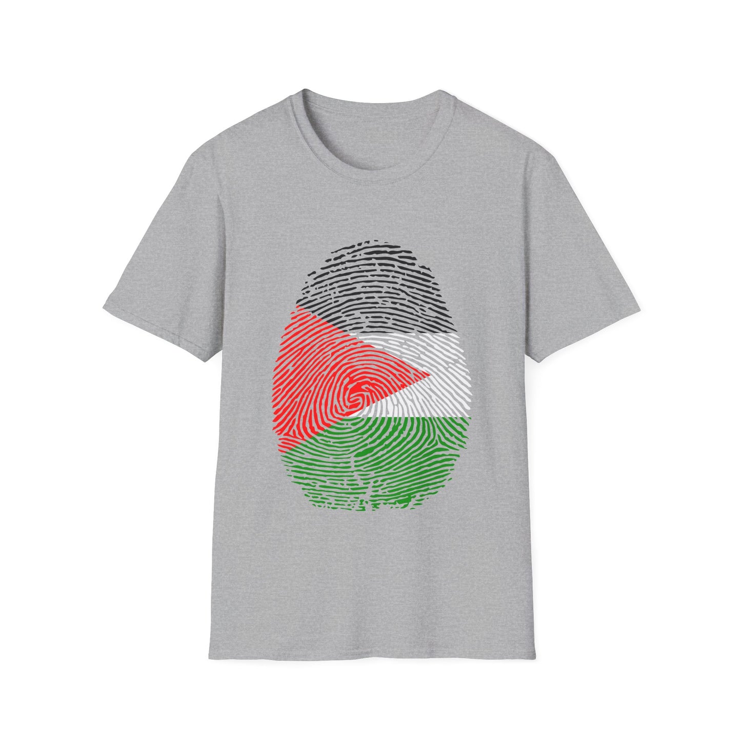 PALESTINE Fingerprint flag Soccer World Cup Fan T-Shirt (WOMEN)