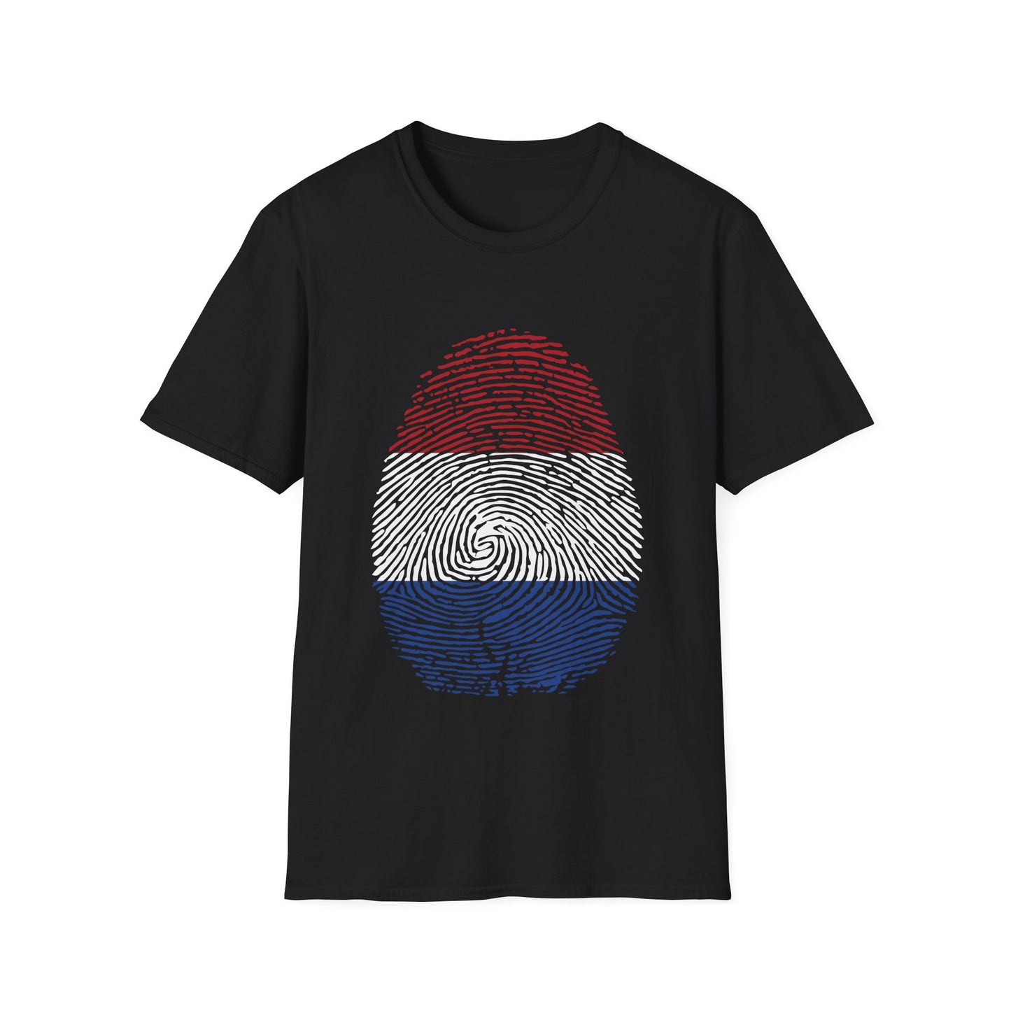 NETHERLAND Fingerprint flag Soccer World Cup Fan T-Shirt (WOMEN)