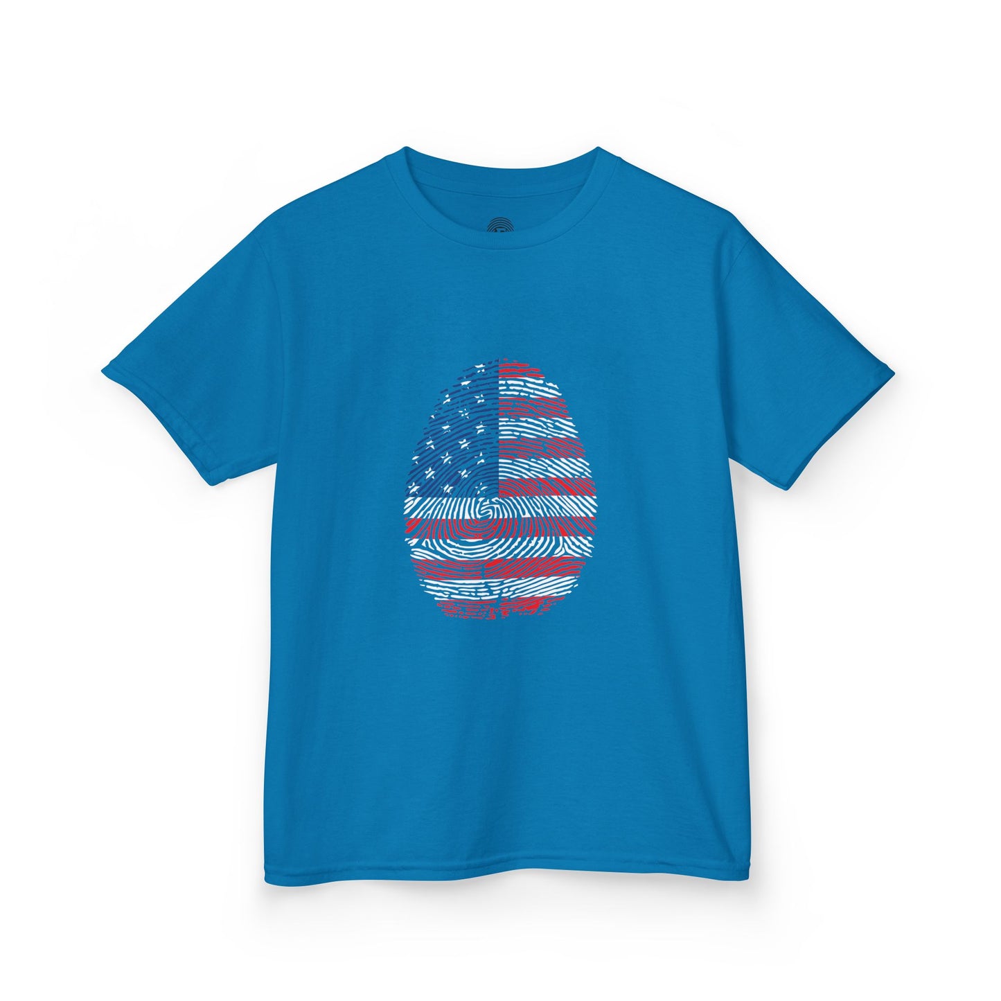 USA Fingerprint flag Soccer World Cup Fan T-Shirt (KIDS - UNISEX)