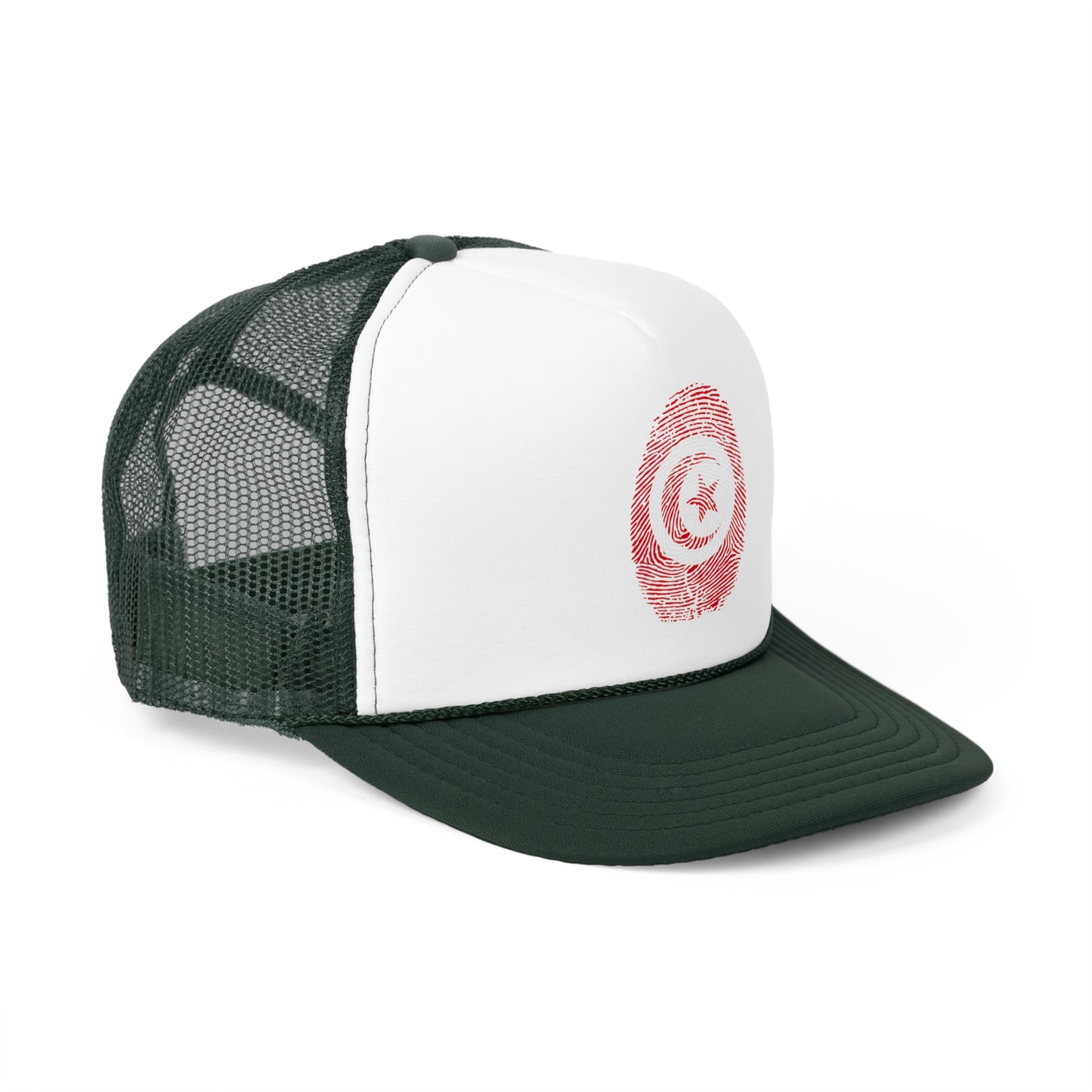 TUNISIA Fingerprint flag Soccer World Cup Fan Hat (UNISEX)