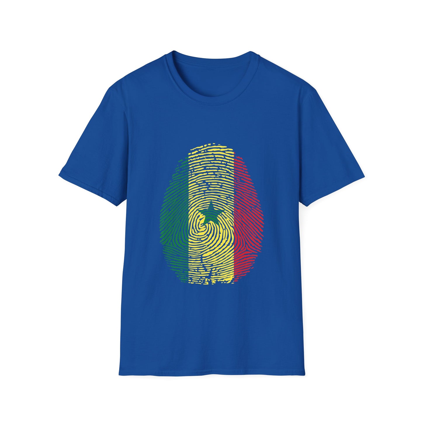 SENEGAL Fingerprint flag Soccer World Cup Fan T-Shirt (WOMEN)