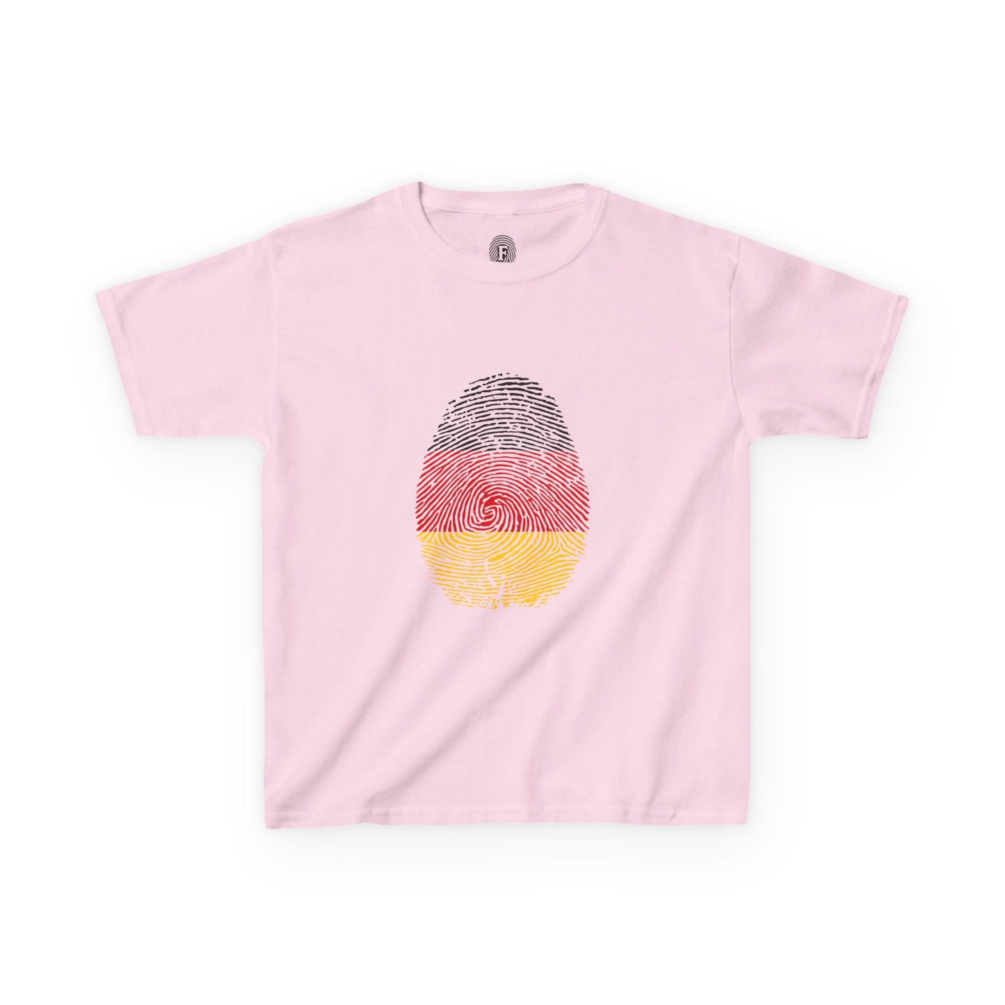 GERMANY Fingerprint flag Soccer World Cup Fan T-Shirt (KIDS - UNISEX)
