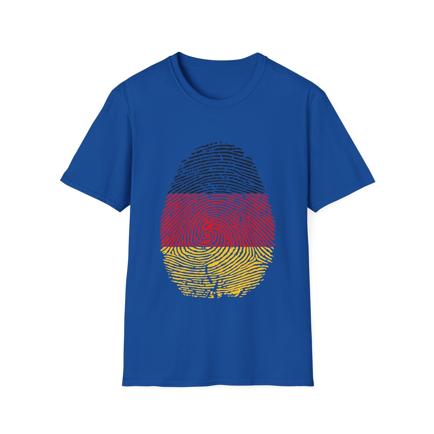 GERMANY Fingerprint flag Soccer World Cup Fan T-Shirt (WOMEN)