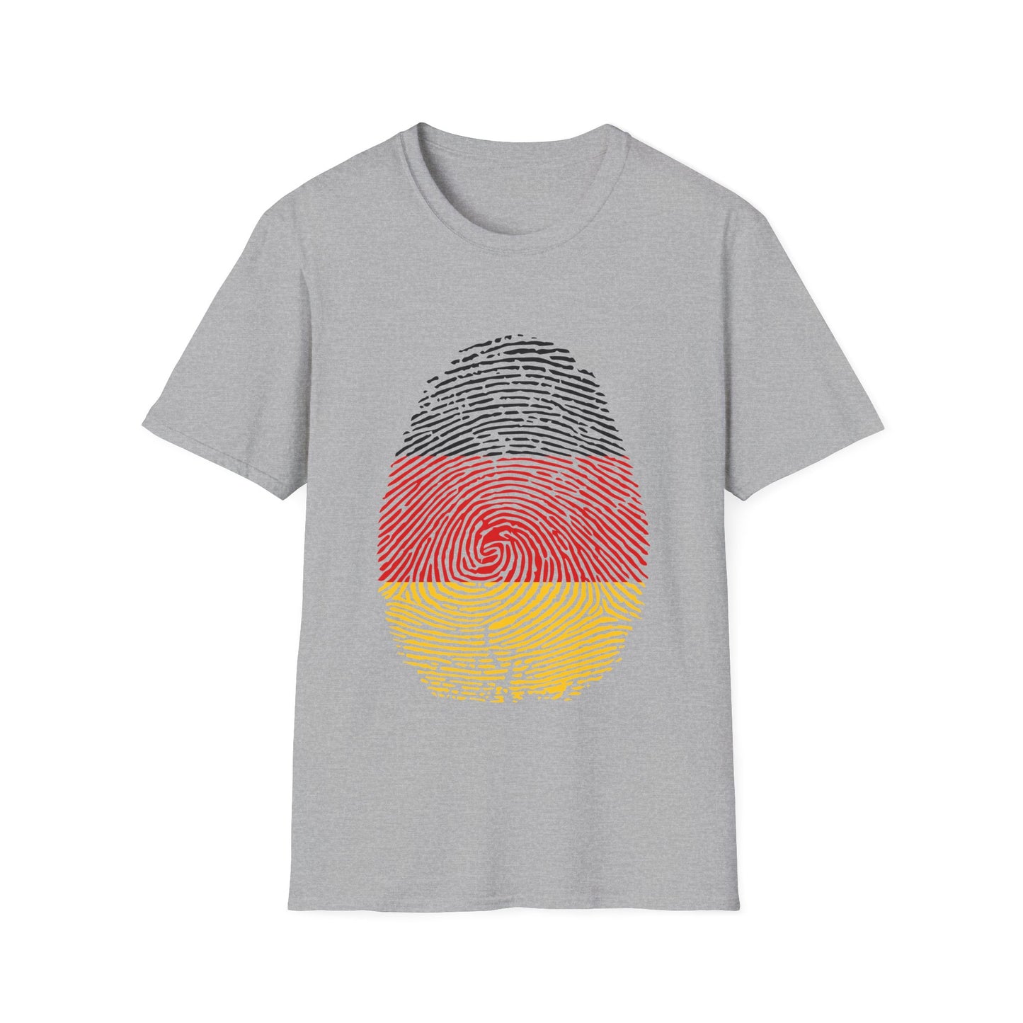 GERMANY Fingerprint flag Soccer World Cup Fan T-Shirt (WOMEN)