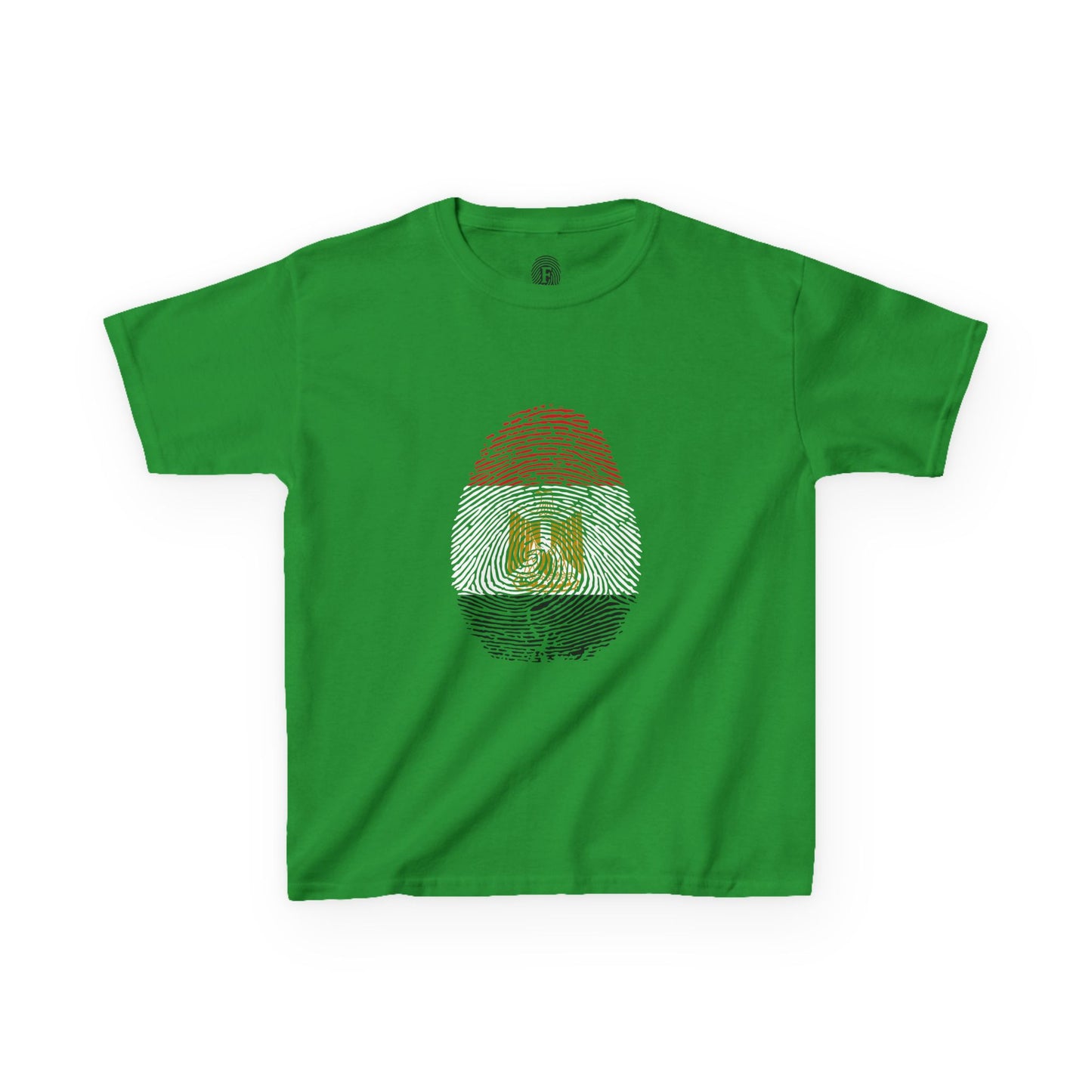 EGYPT Fingerprint flag Soccer World Cup Fan T-Shirt (KIDS - UNISEX)