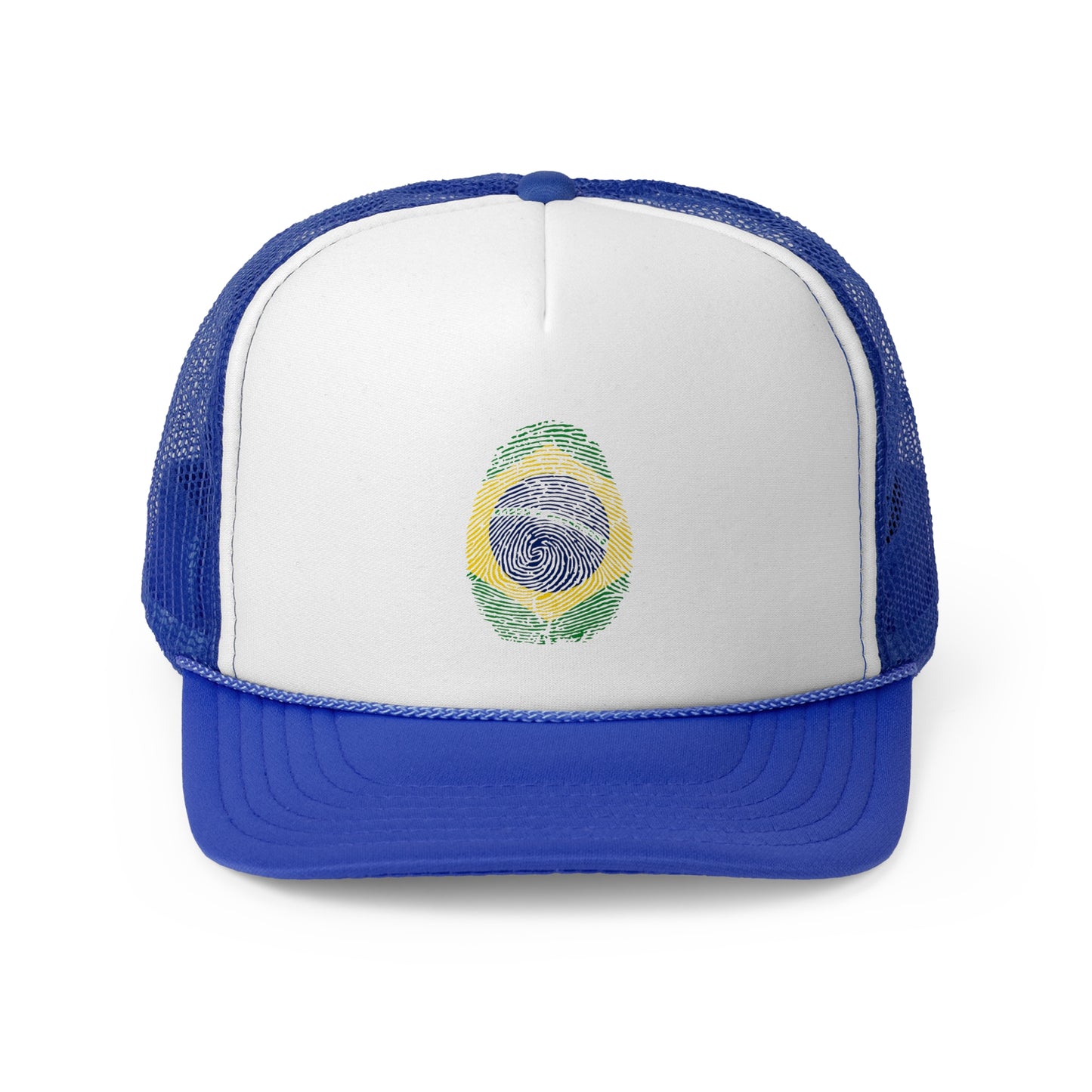 BRAZIL Fingerprint flag Soccer World Cup Fan Hat (UNISEX)