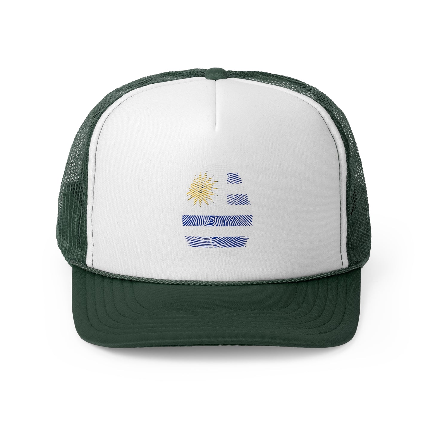 URUGUAY Fingerprint flag Soccer World Cup Fan Hat (UNISEX)