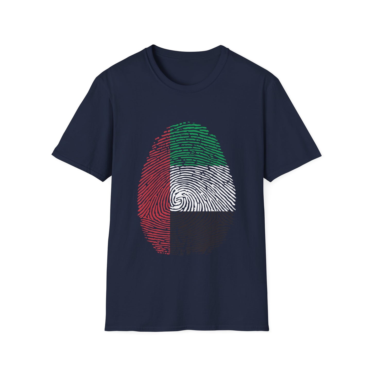 UAE Fingerprint flag Soccer World Cup Fan T-Shirt (WOMEN)