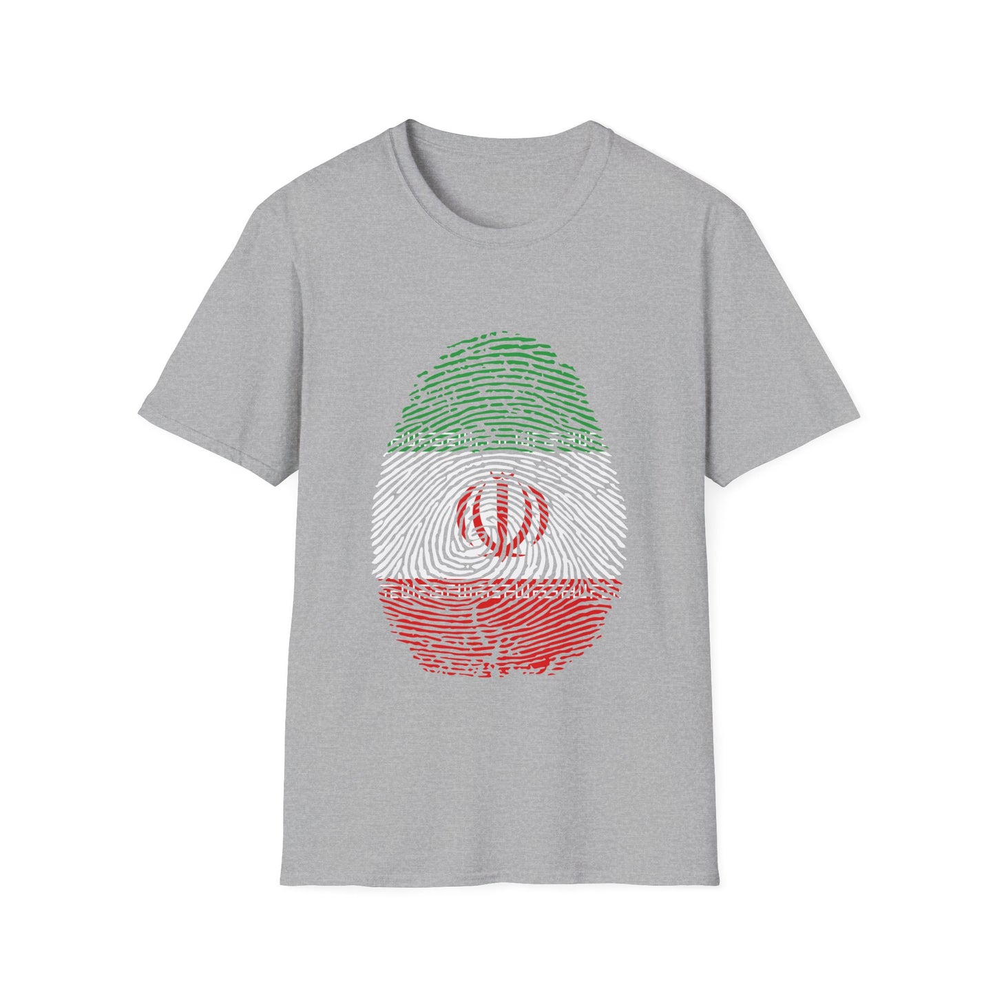 IRAN (I.R) Fingerprint flag Soccer World Cup Fan T-Shirt (WOMEN)