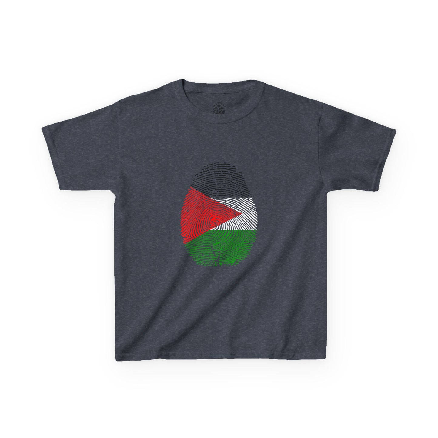 PALESTINE Fingerprint flag Soccer World Cup Fan T-Shirt (KIDS - UNISEX)