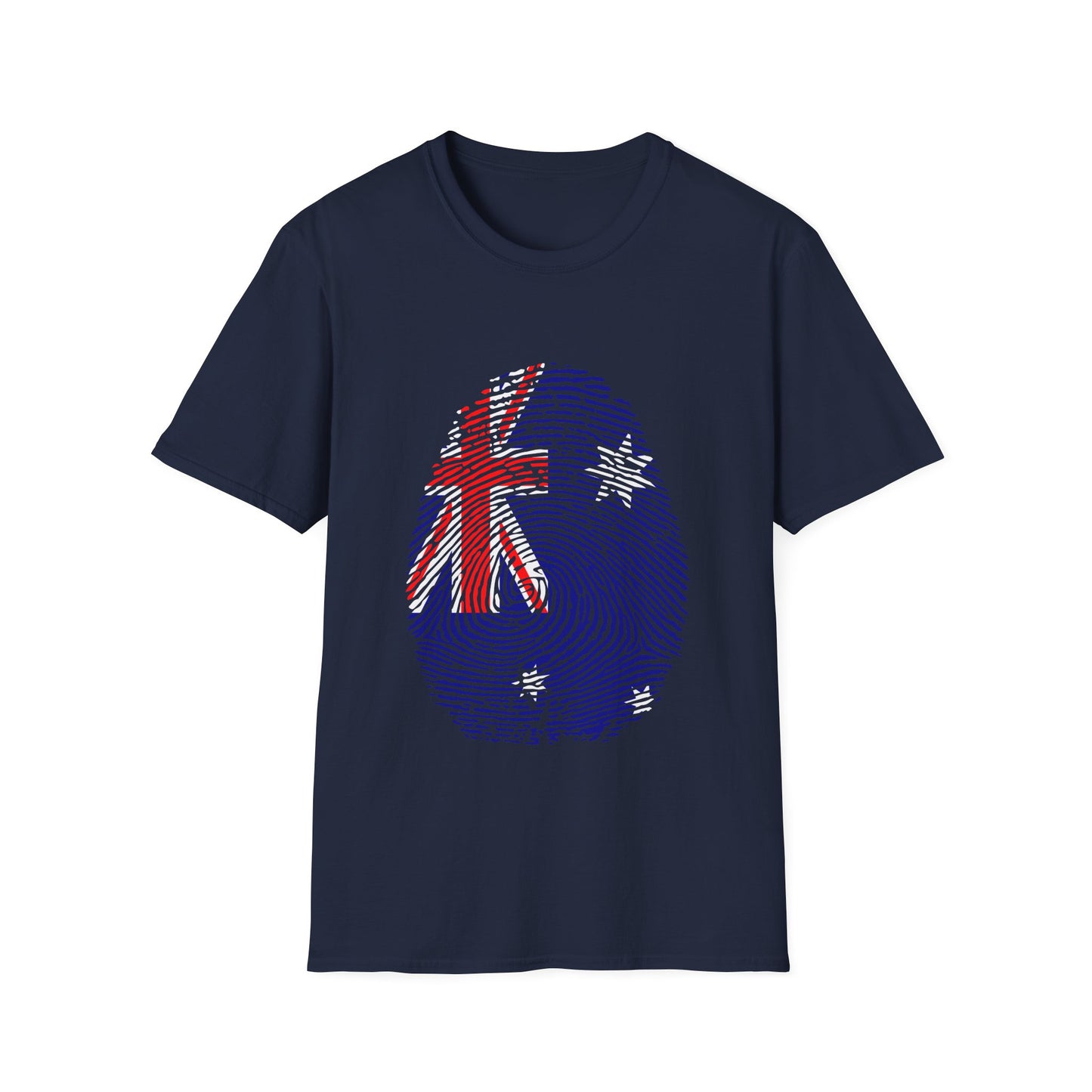 AUSTRALIA Fingerprint flag Soccer World Cup Fan T-Shirt (WOMEN)