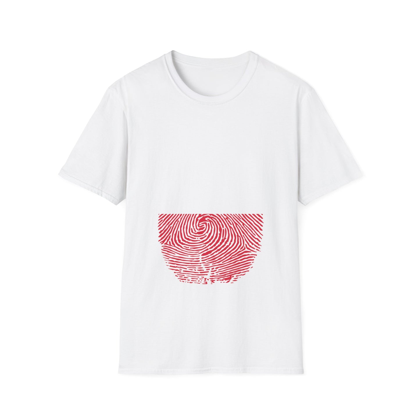 POLAND Fingerprint flag Soccer World Cup Fan T-Shirt (WOMEN)