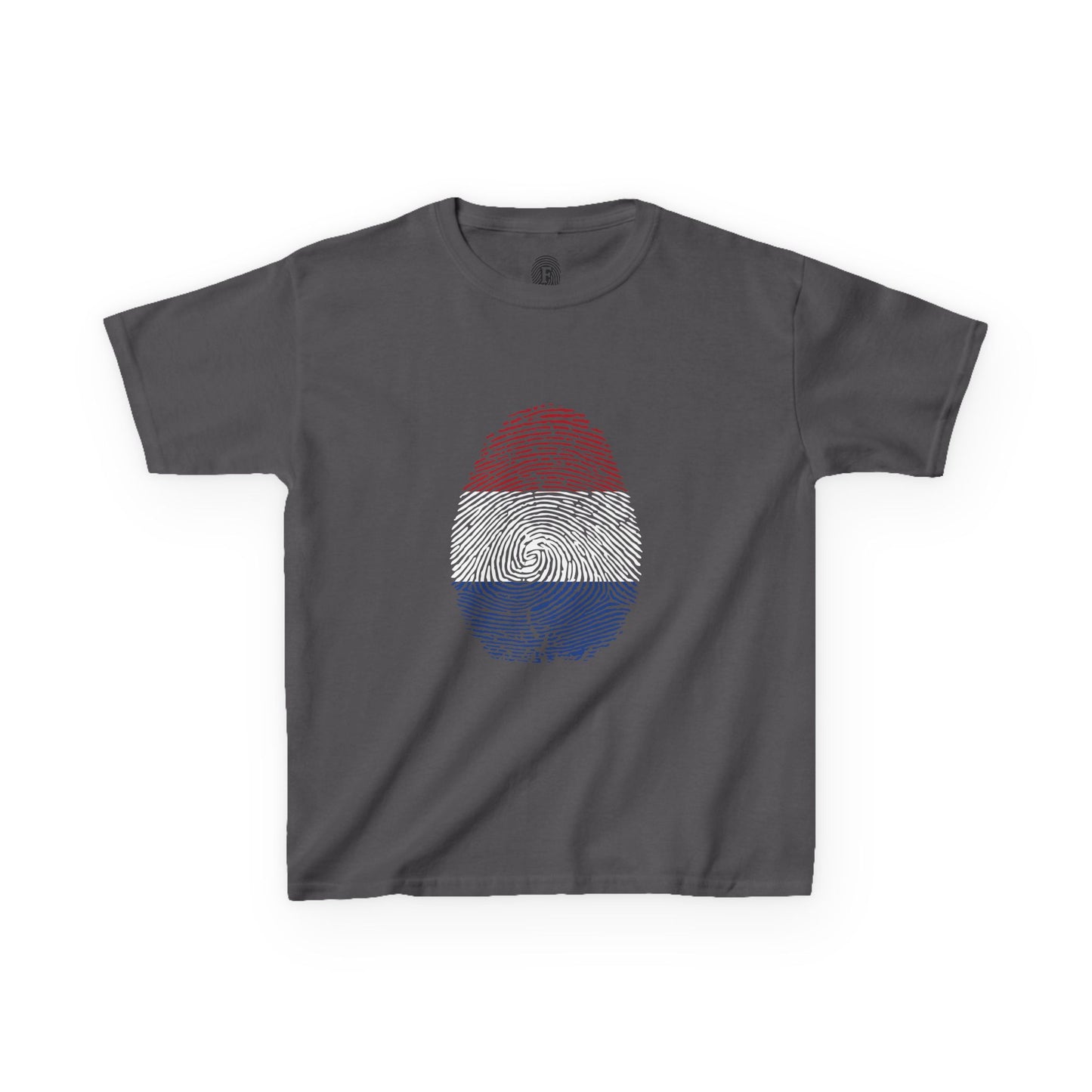 NETHERLAND Fingerprint flag Soccer World Cup Fan T-Shirt (KIDS - UNISEX)