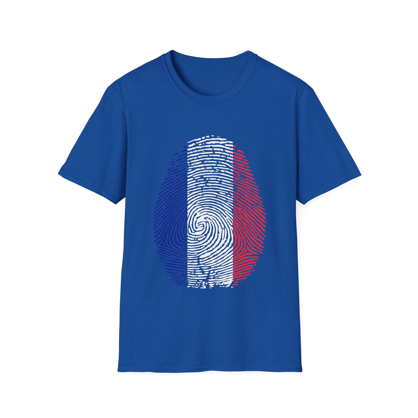 FRANCE Fingerprint flag Soccer World Cup Fan T-Shirt (WOMEN)